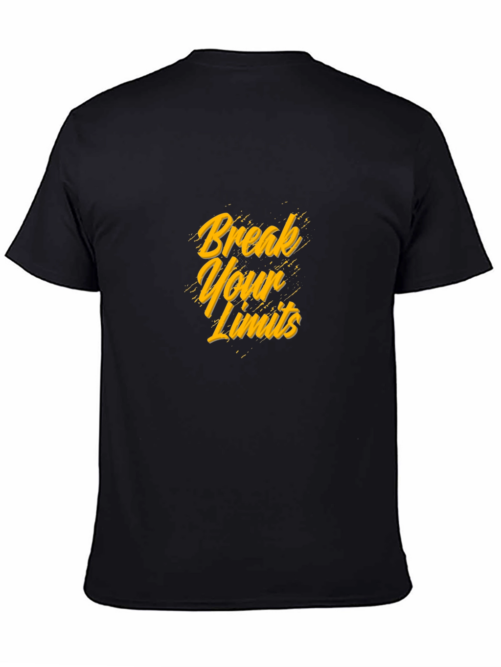 Break Your Limits Black Graphic Tee