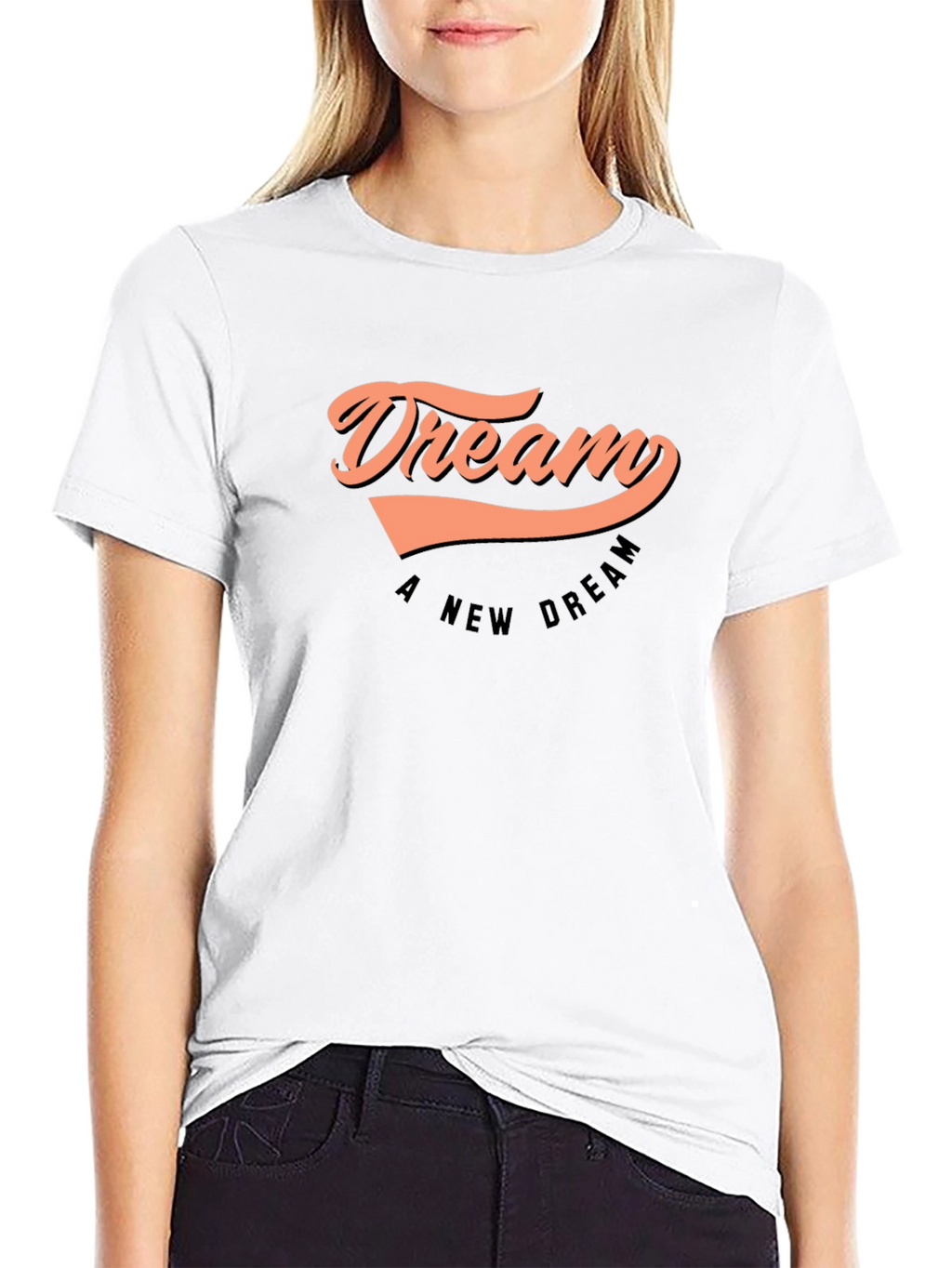 Dream a New Dream Black Graphic T-Shirt