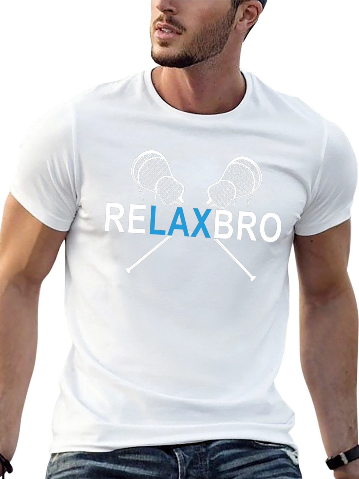 Relax Bro Lacrosse T-Shirt