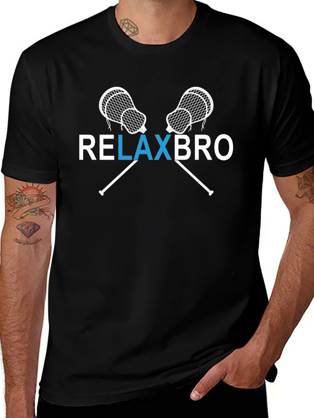 Relax Bro Lacrosse T-Shirt