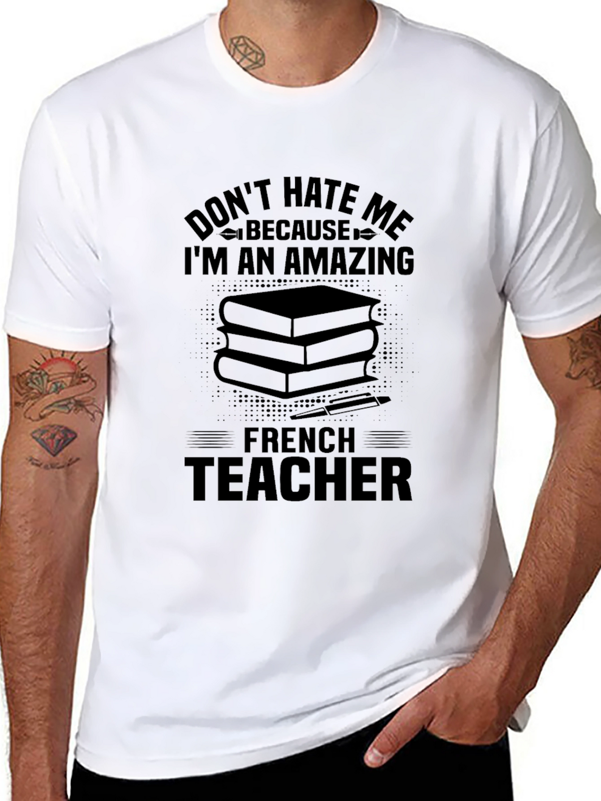 Amazing French Teacher T-Shirt - Soft Cotton Tee