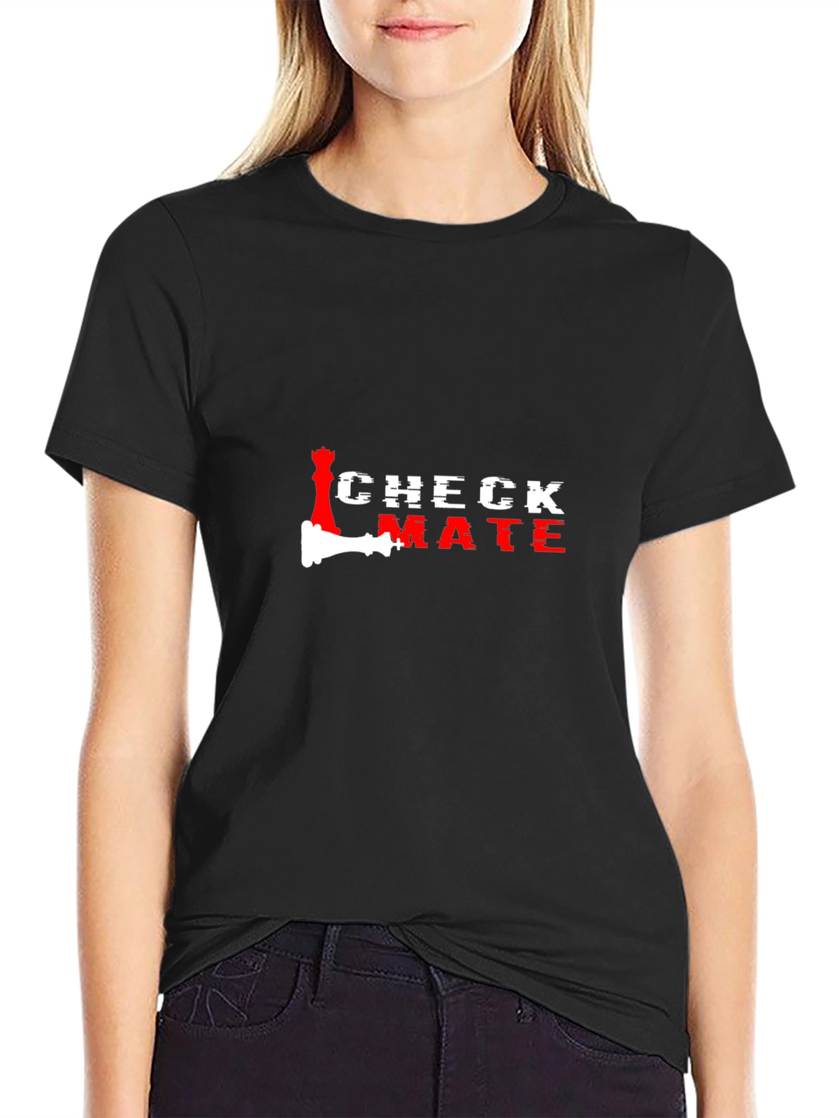 Checkmate Graphic Tee - Chess King/Queen T-Shirt
