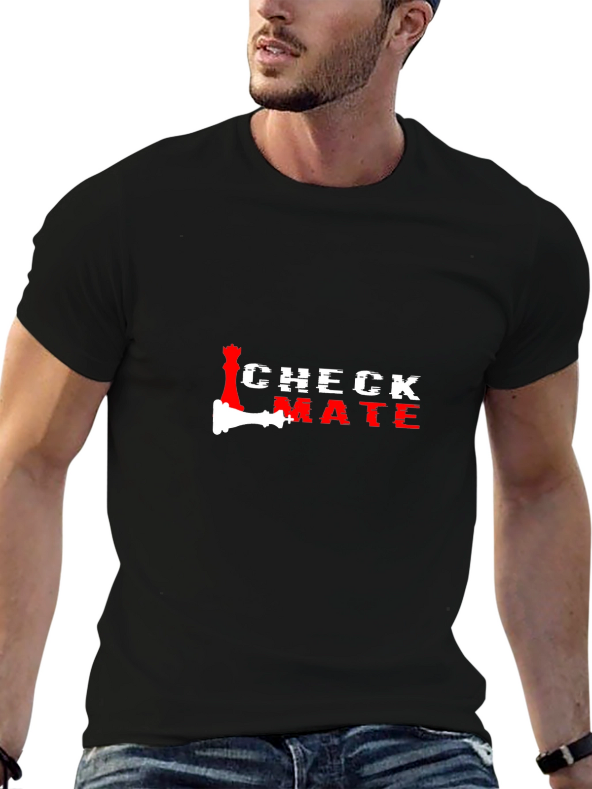 Checkmate Graphic Tee - Chess King/Queen T-Shirt