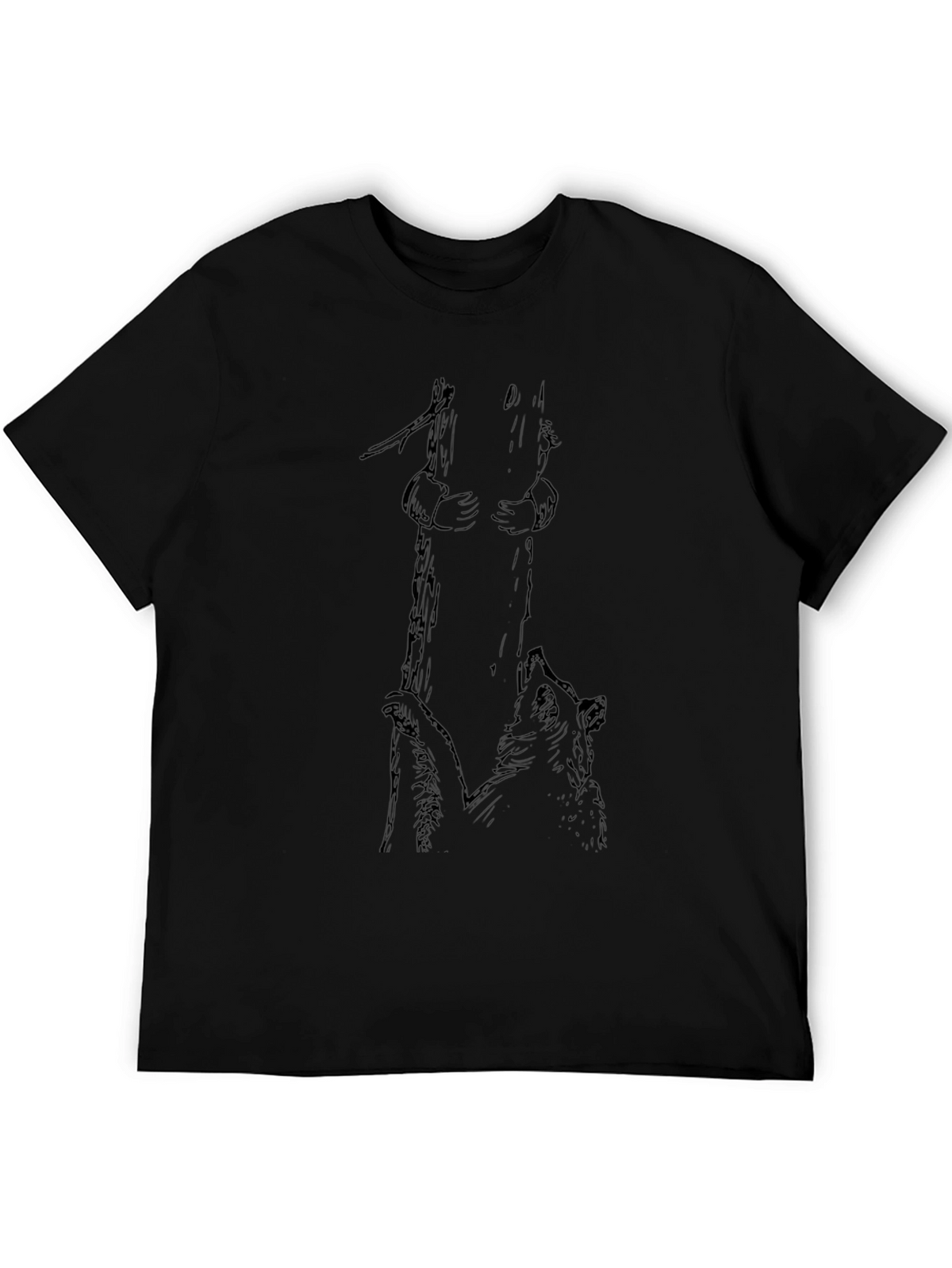 Bear Hug Black T-Shirt
