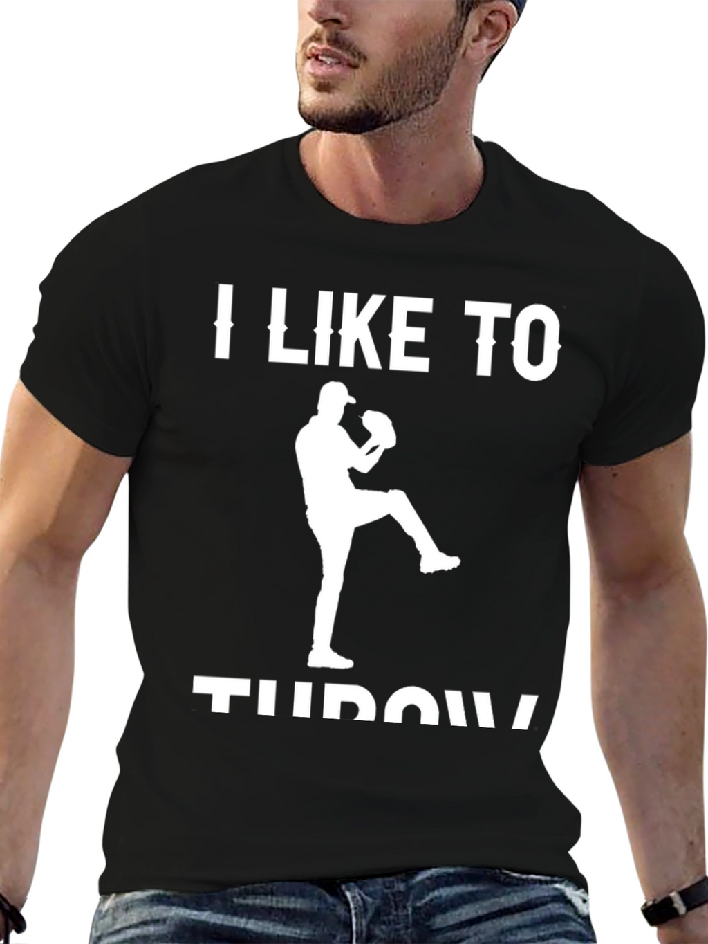 I Like To Throw T-Shirt - Baseball Pitcher Tee