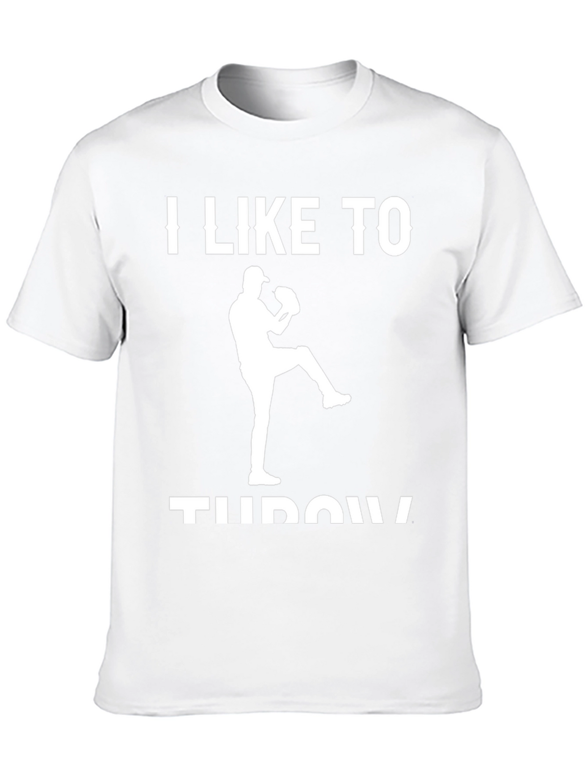 I Like To Throw T-Shirt - Baseball Pitcher Tee
