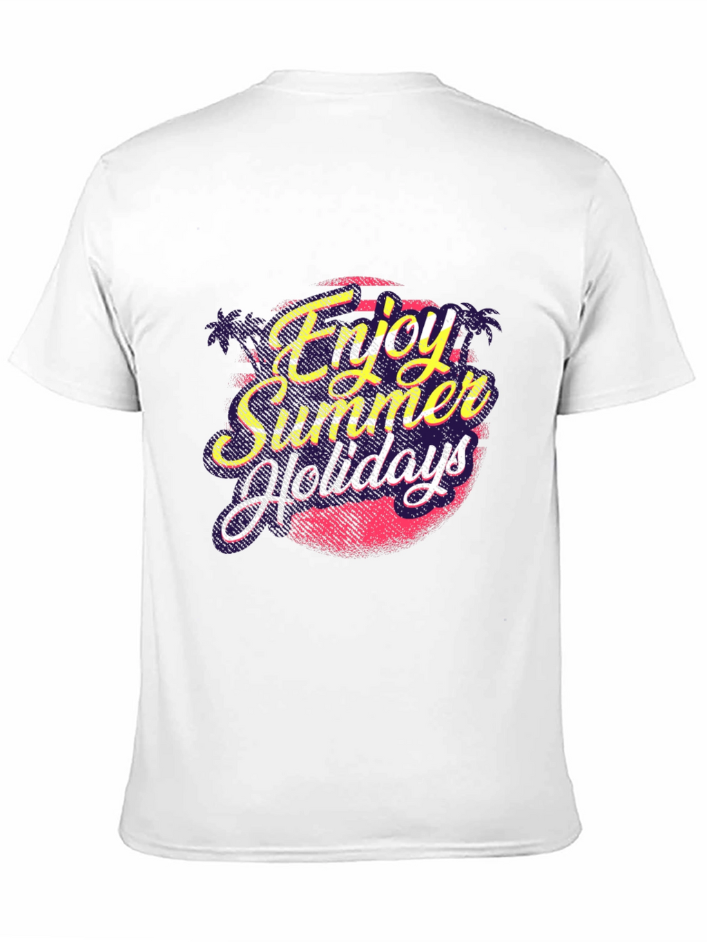 Enjoy Summer Holidays Graphic T-Shirt