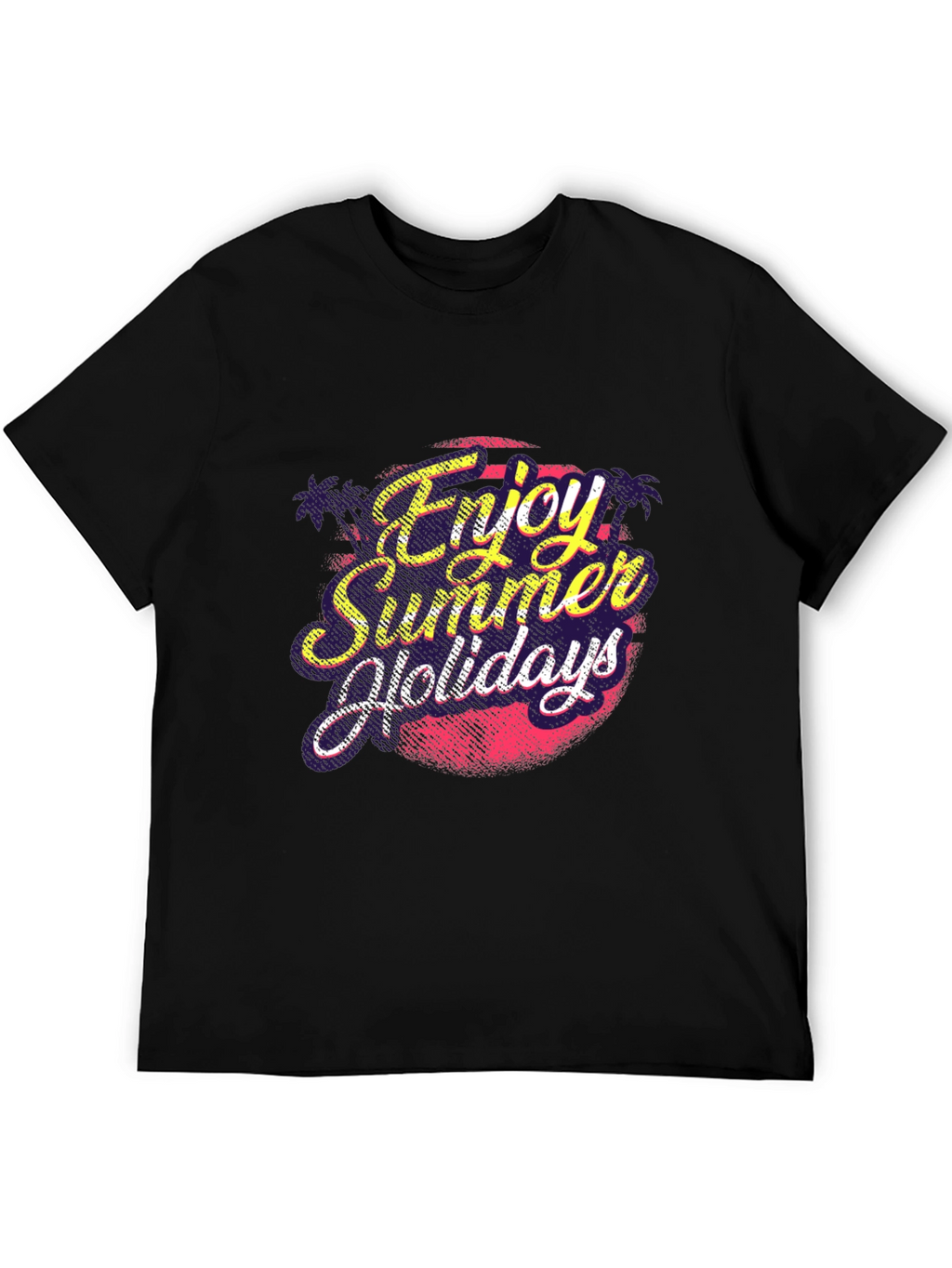 Enjoy Summer Holidays Graphic T-Shirt