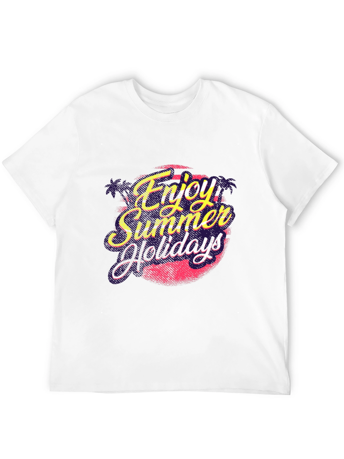 Enjoy Summer Holidays Graphic T-Shirt