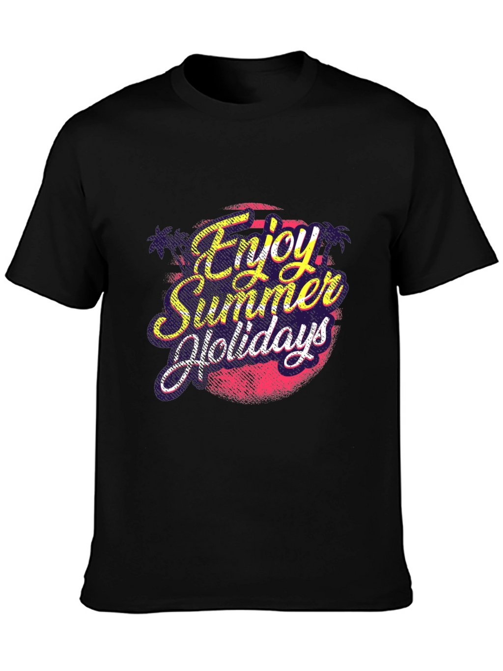 Enjoy Summer Holidays Graphic T-Shirt