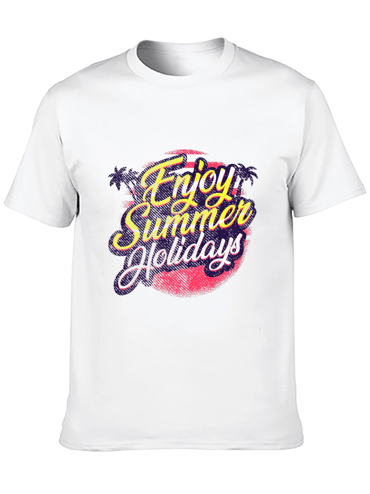 Enjoy Summer Holidays Graphic T-Shirt