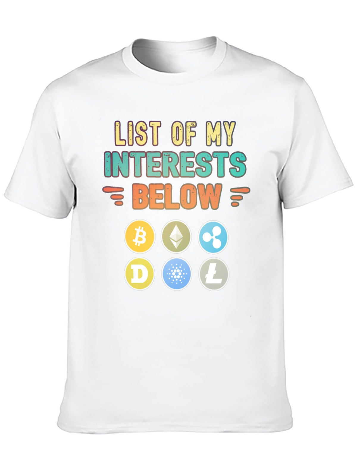 Crypto Interests T-Shirt