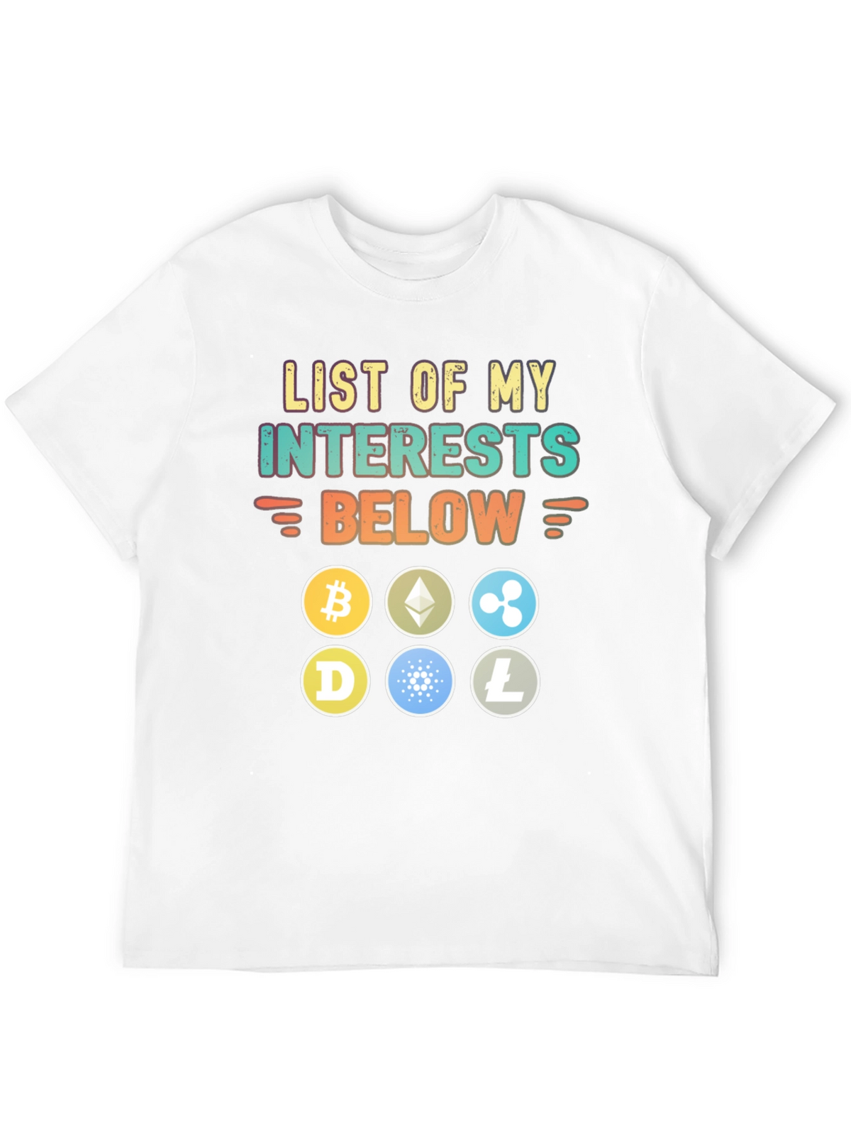 Crypto Interests T-Shirt