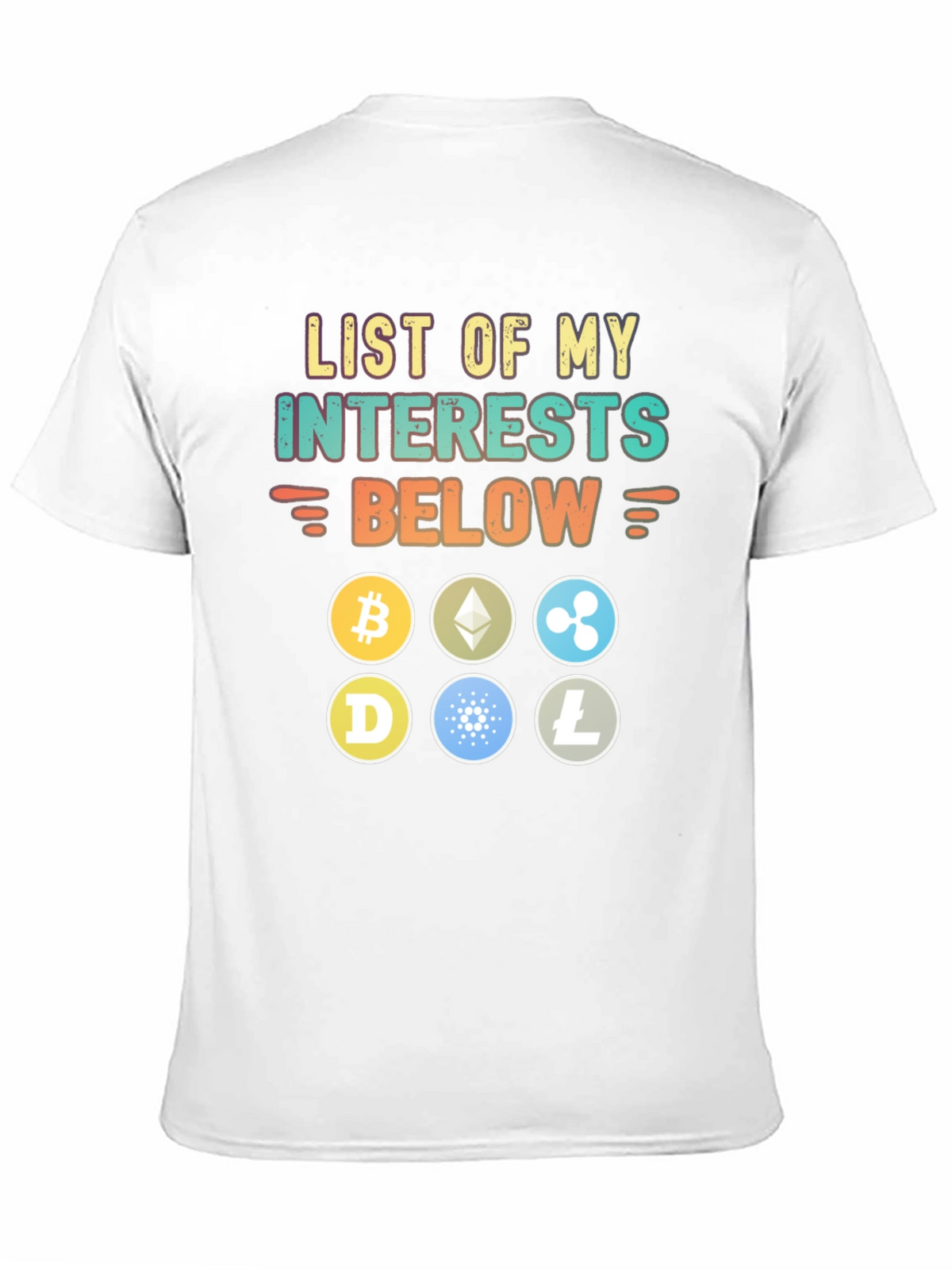Crypto Interests T-Shirt