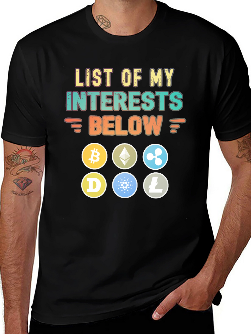 Crypto Interests T-Shirt
