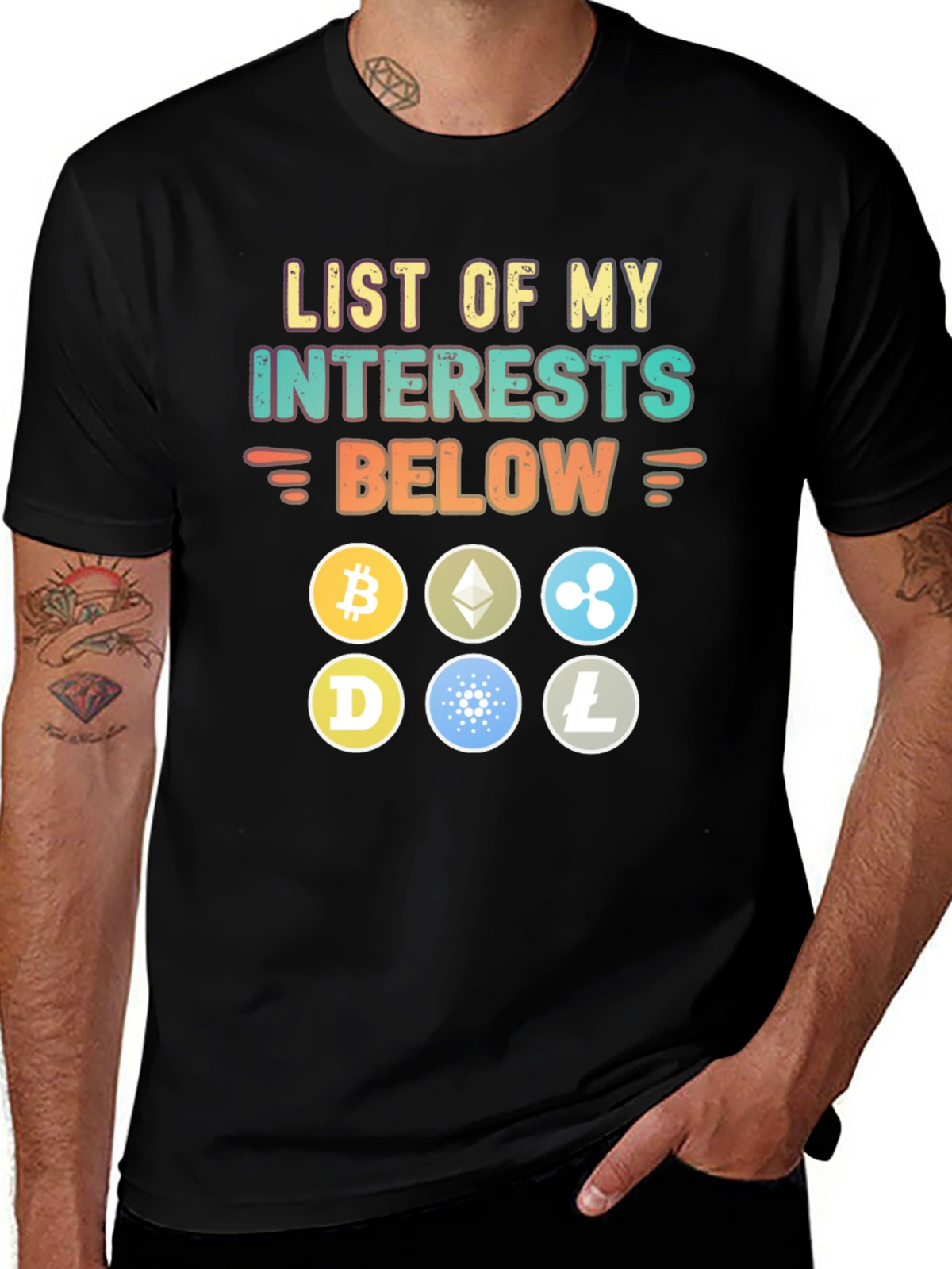 Crypto Interests T-Shirt