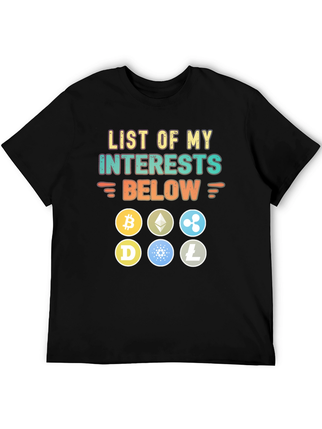 Crypto Interests T-Shirt