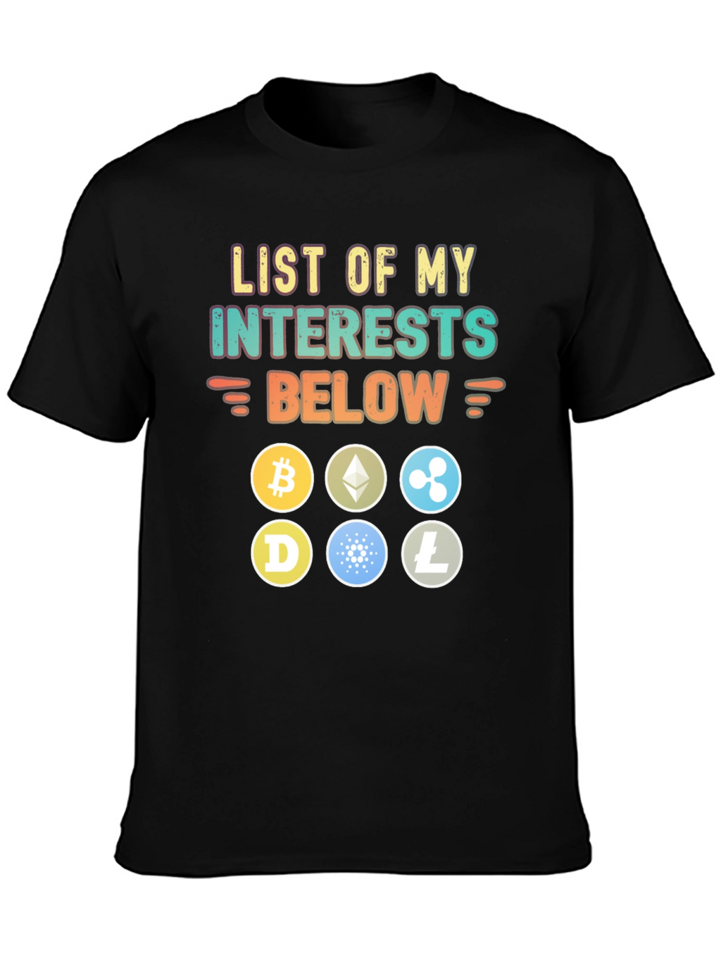 Crypto Interests T-Shirt