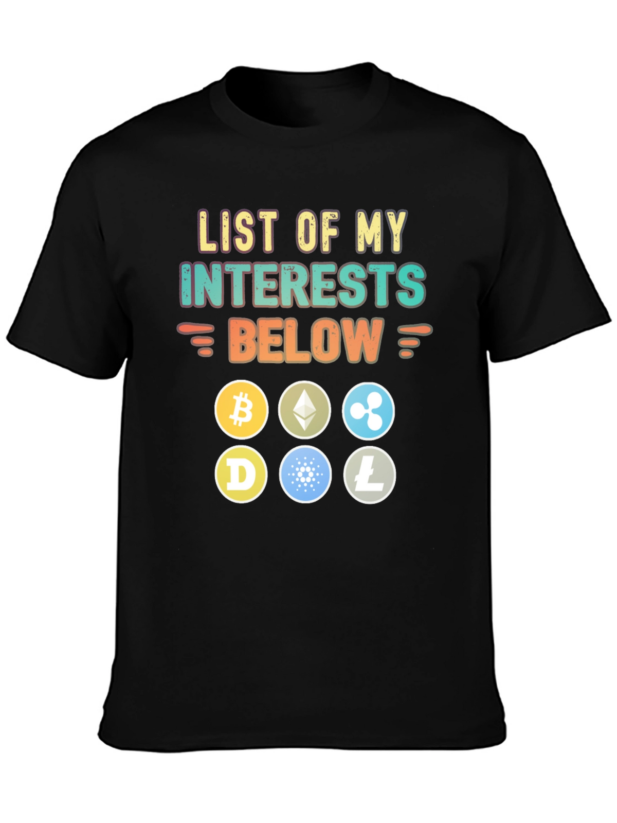 Crypto Interests T-Shirt