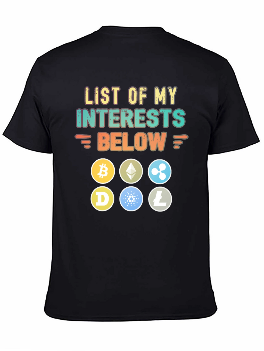Crypto Interests T-Shirt