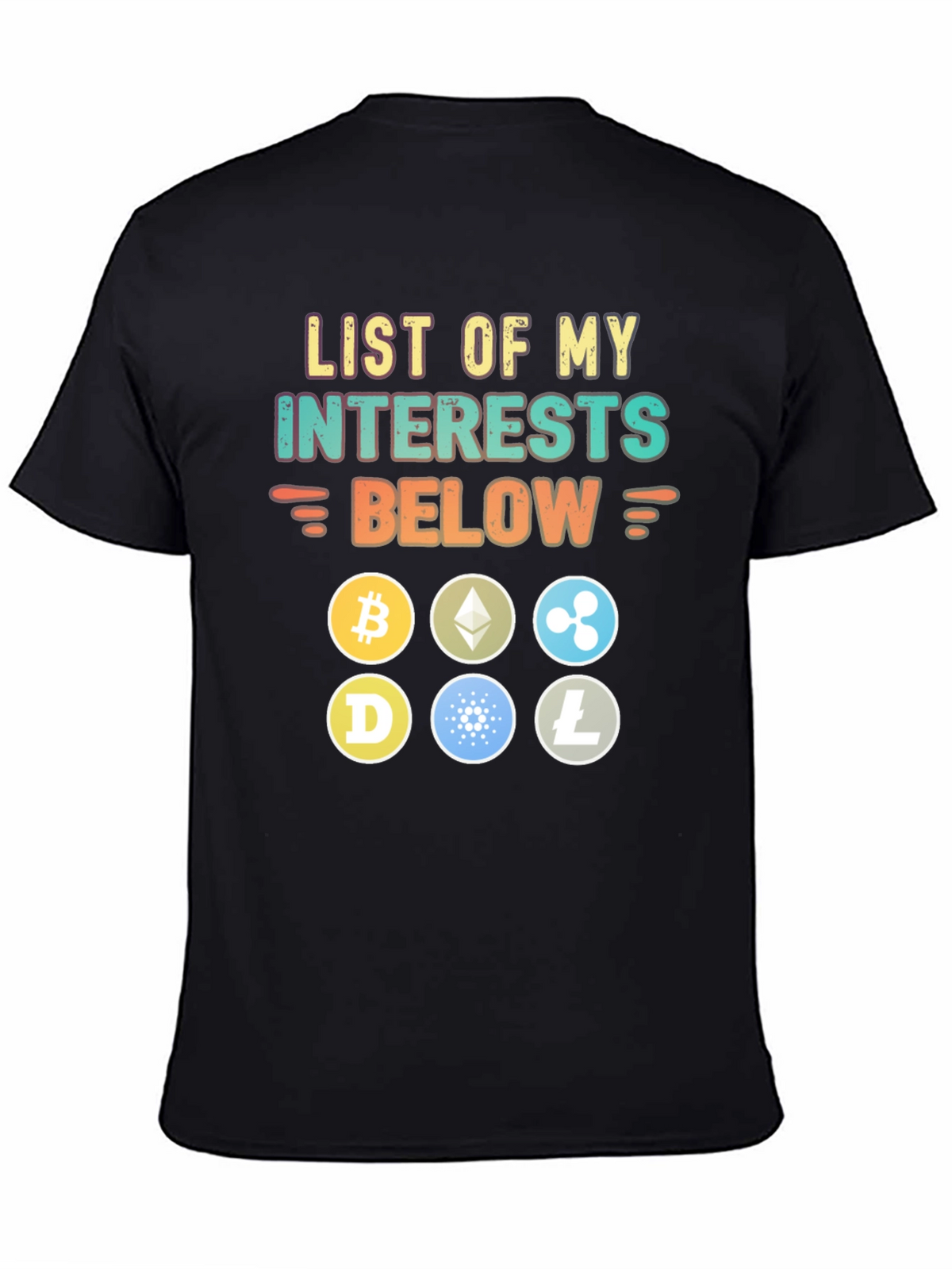 Crypto Interests T-Shirt