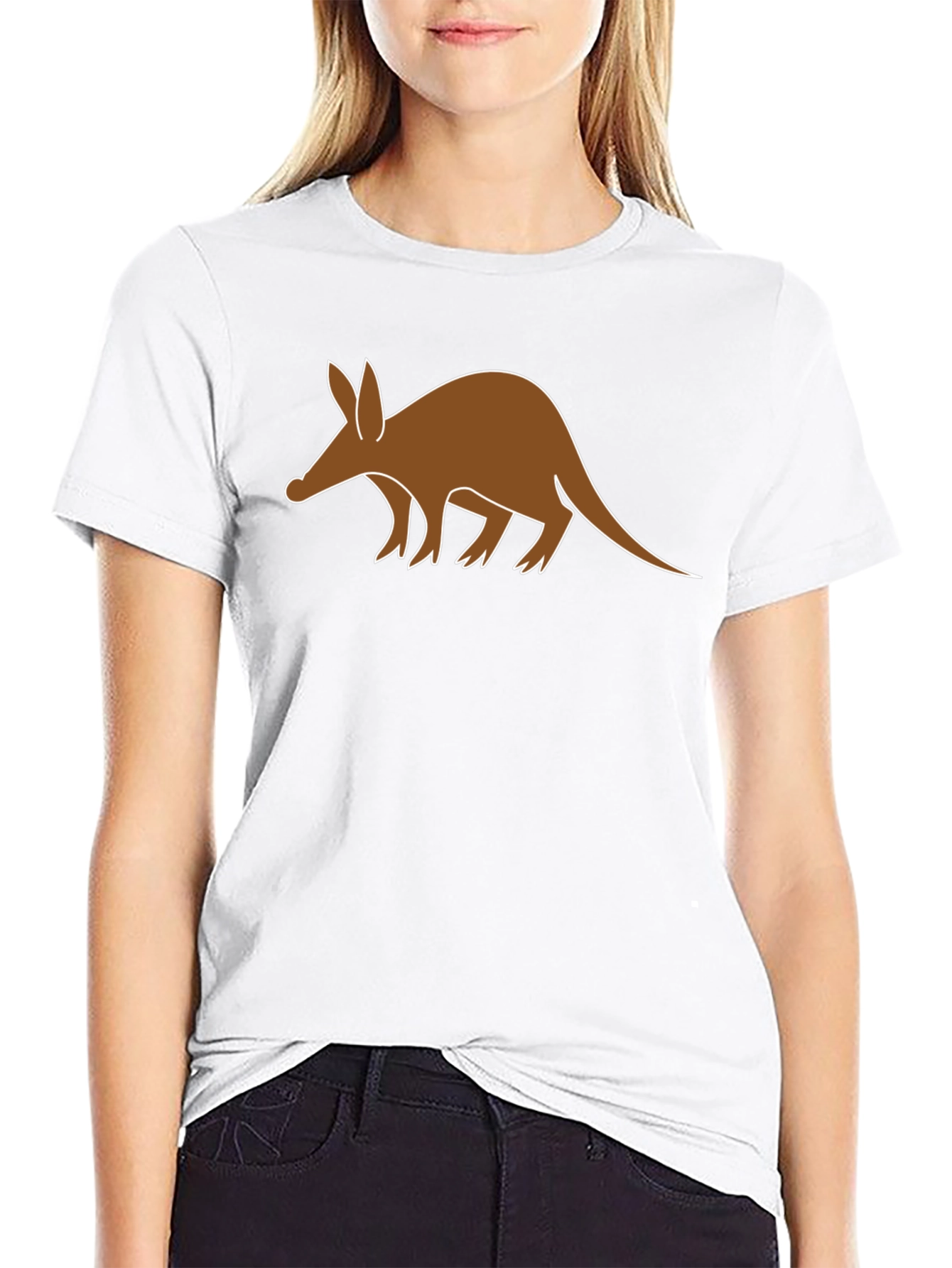 Aardvark Graphic T-Shirt - Black Cotton Tee