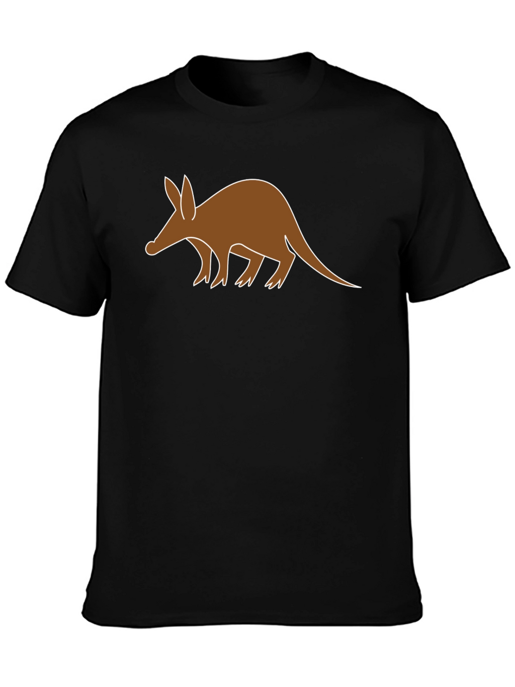 Aardvark Graphic T-Shirt - Black Cotton Tee