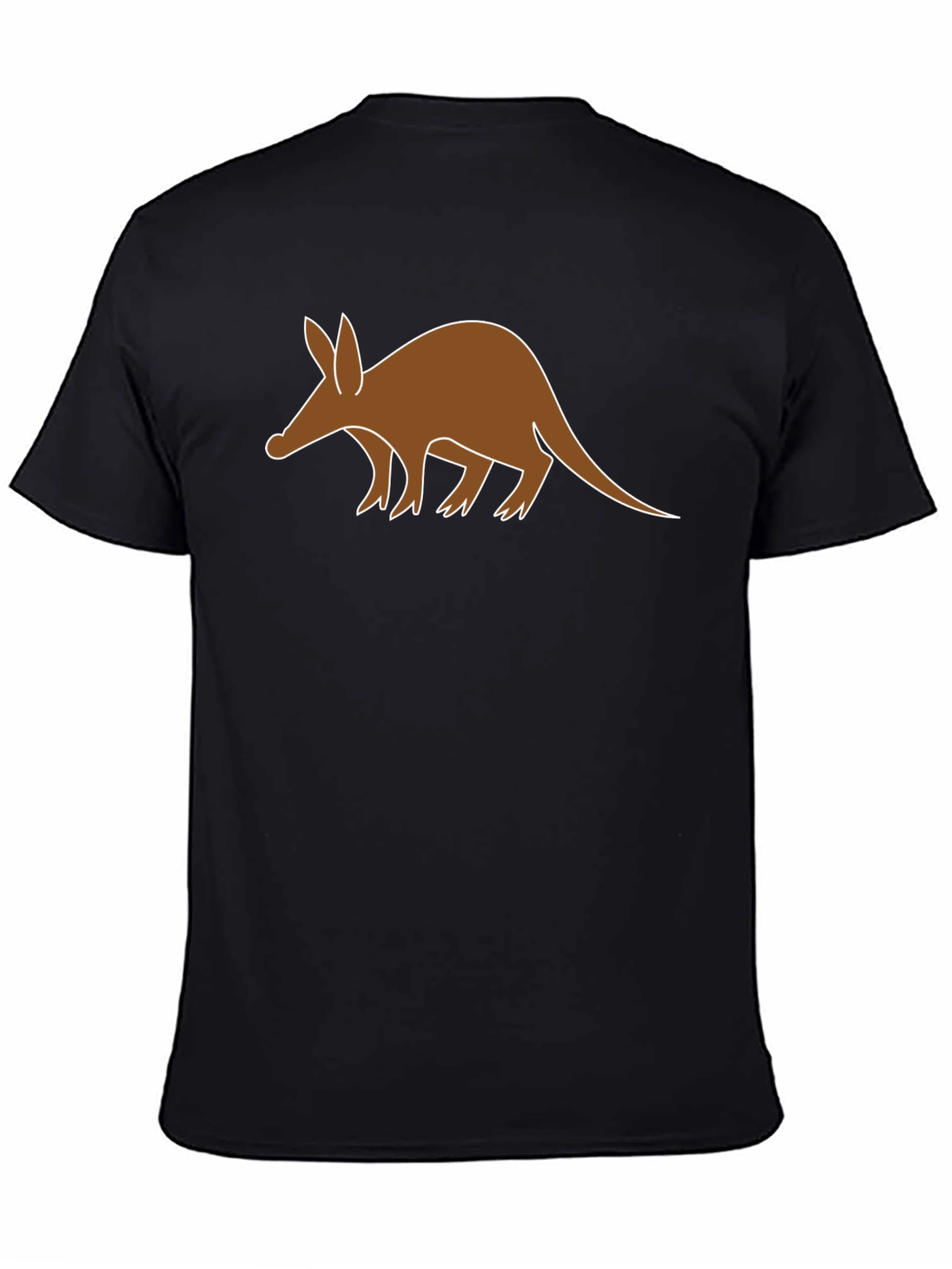 Aardvark Graphic T-Shirt - Black Cotton Tee