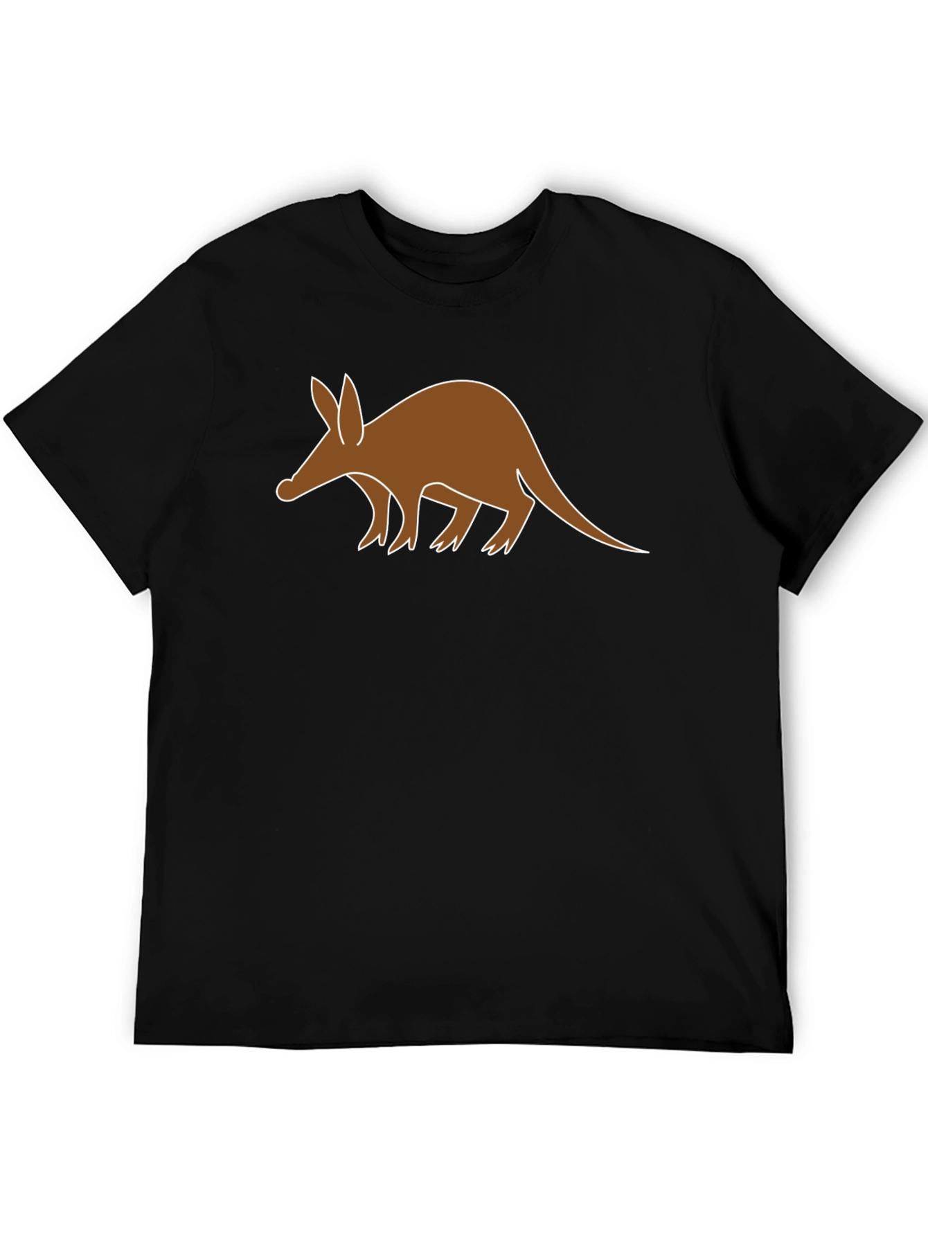 Aardvark Graphic T-Shirt - Black Cotton Tee