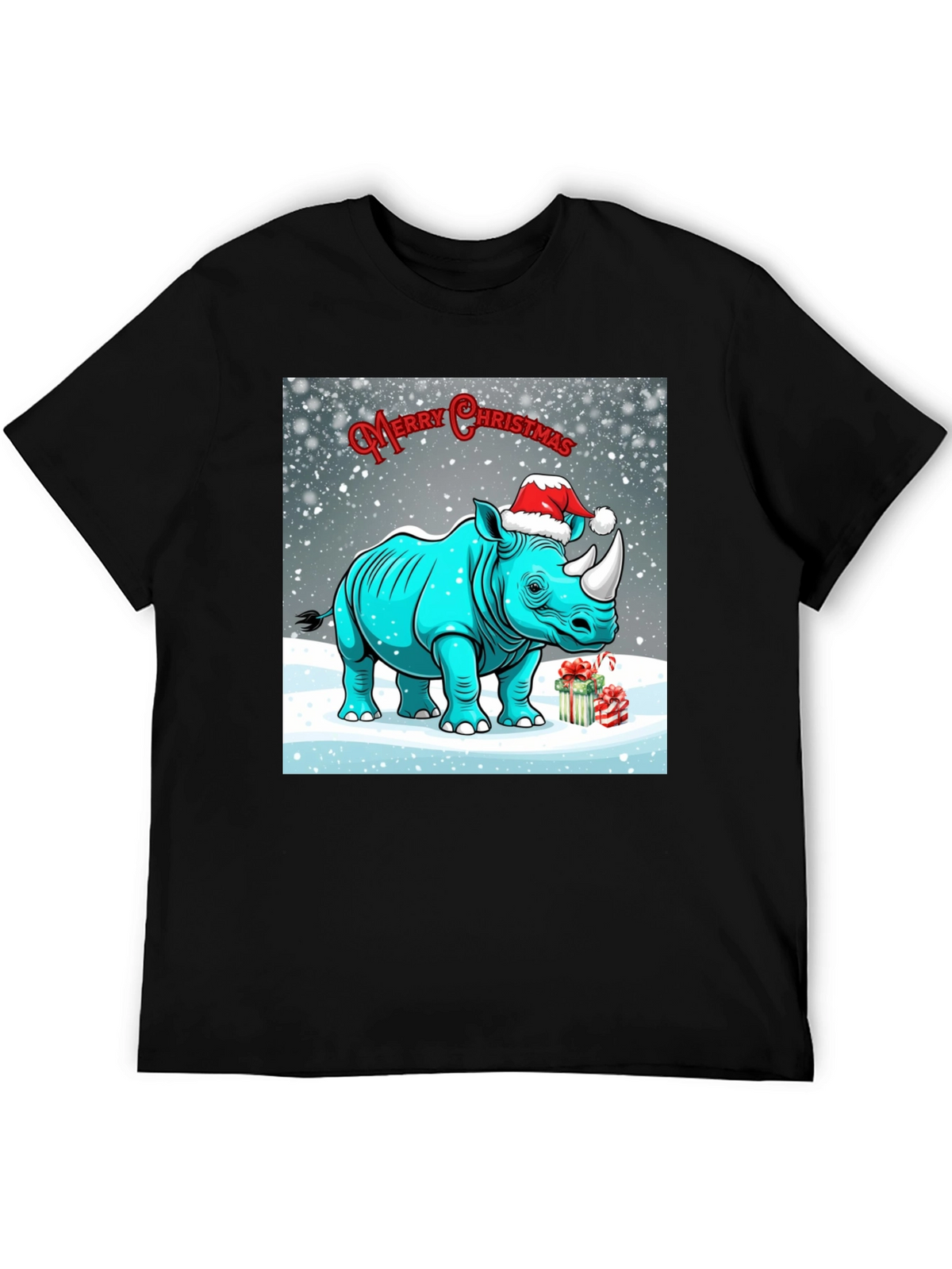Christmas Rhino T-Shirt
