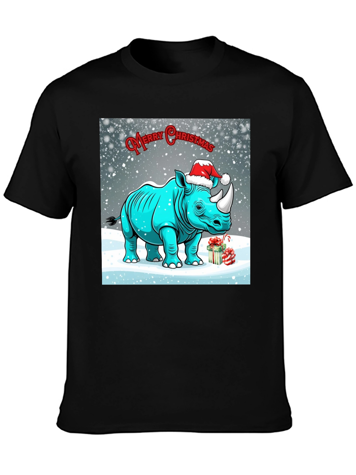 Christmas Rhino T-Shirt