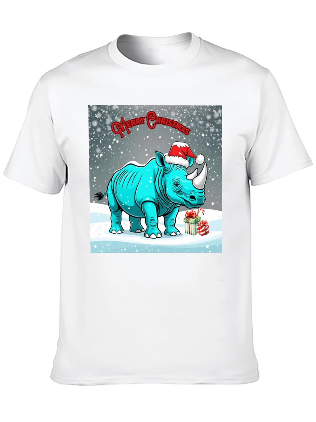 Christmas Rhino T-Shirt