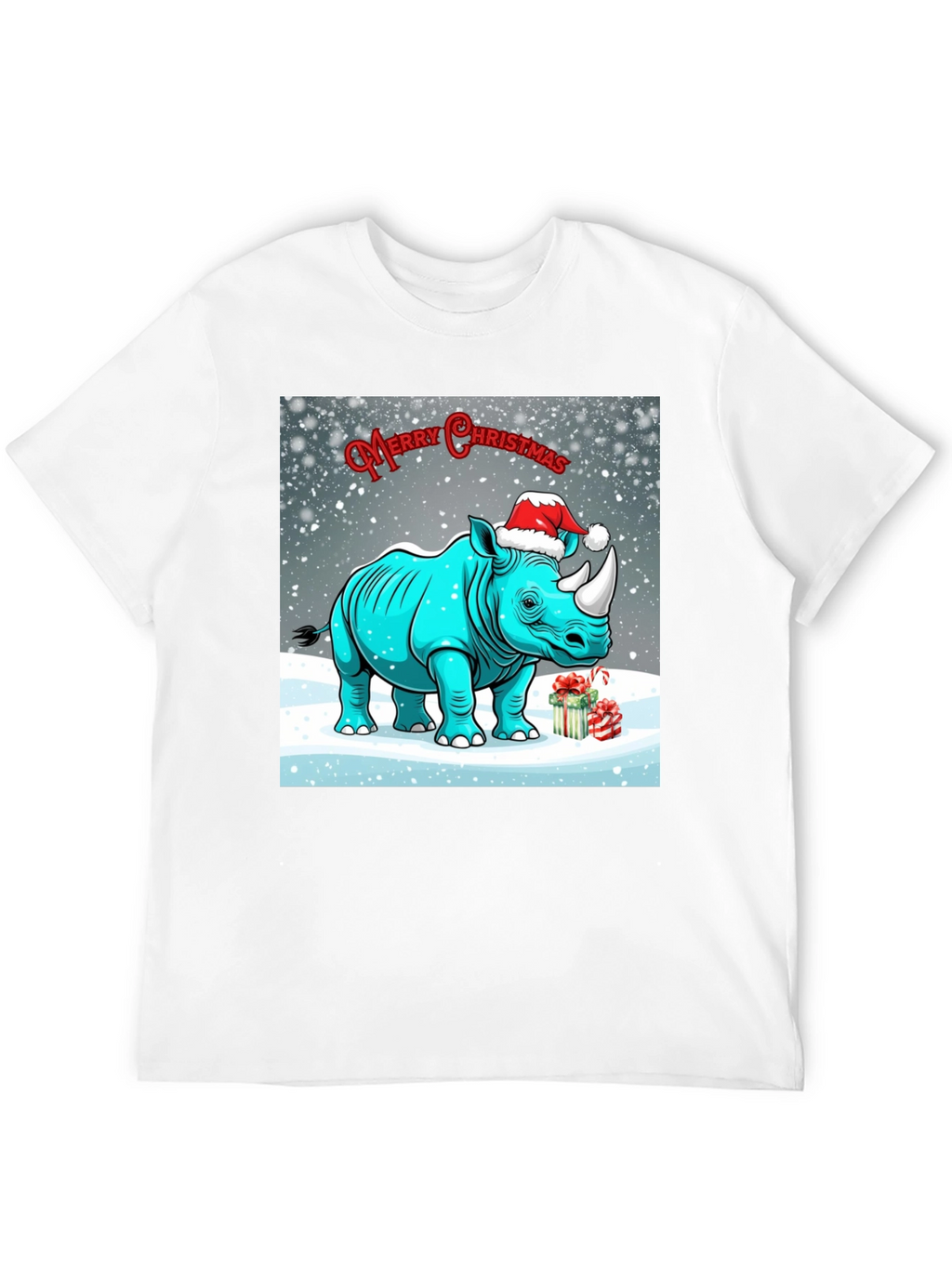 Christmas Rhino T-Shirt