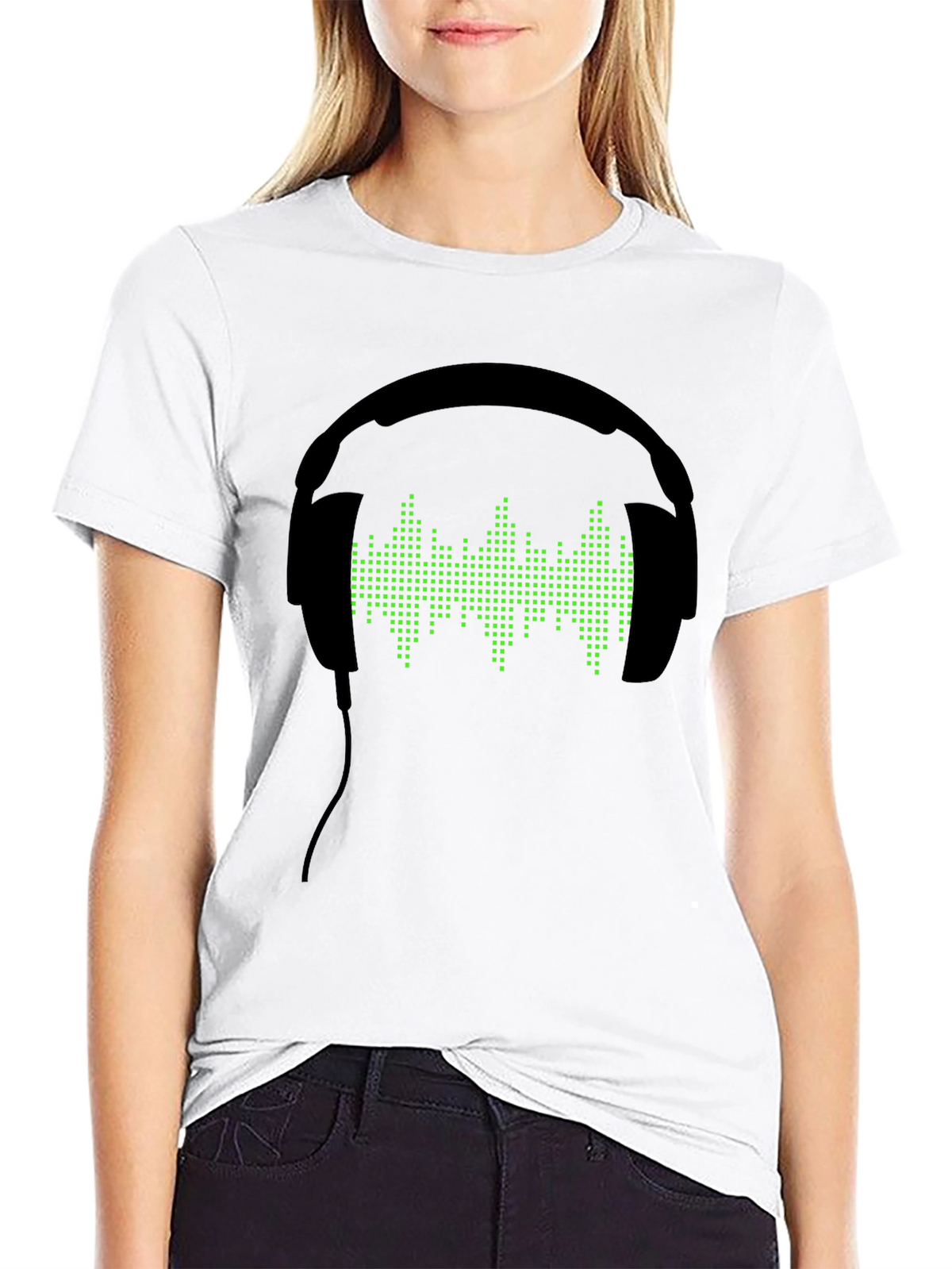 DJ Headphones Graphic T-Shirt - Music Lover Tee