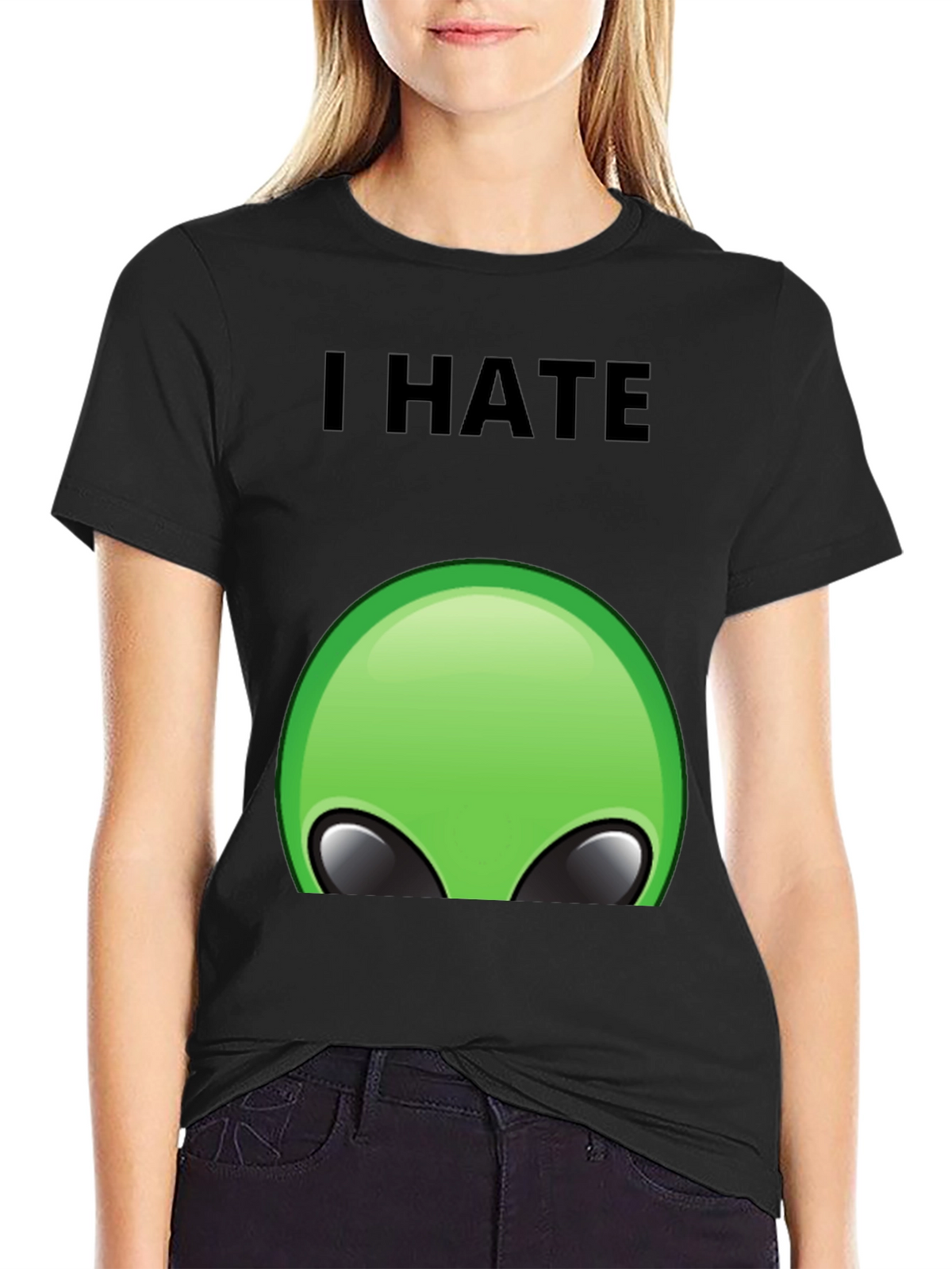 I Hate Aliens T-Shirt - Funny Graphic Tee