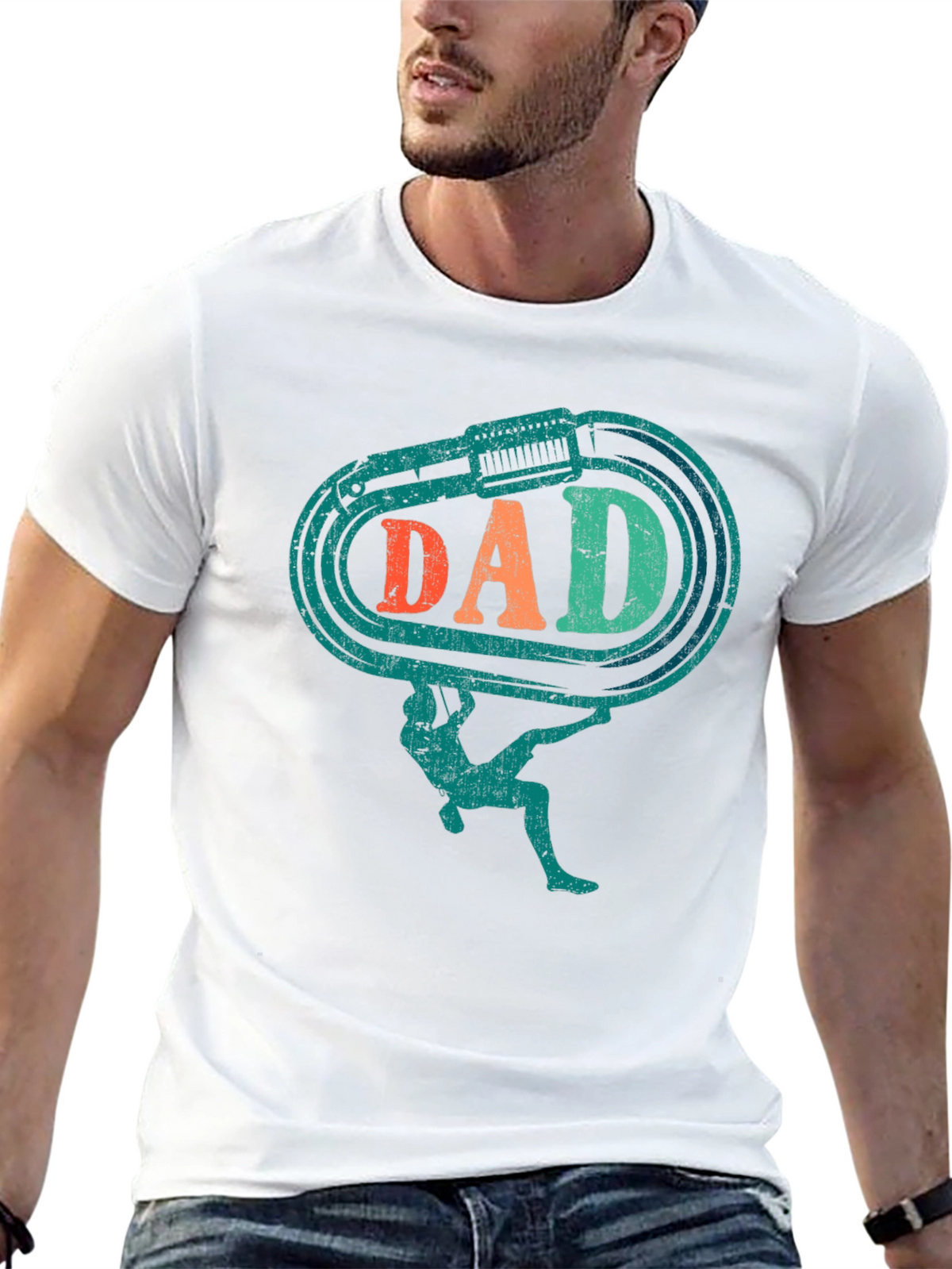 DAD Climbing T-Shirt Black Tee