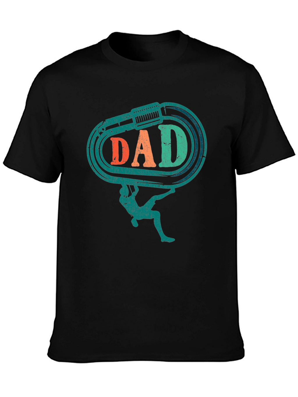 DAD Climbing T-Shirt Black Tee