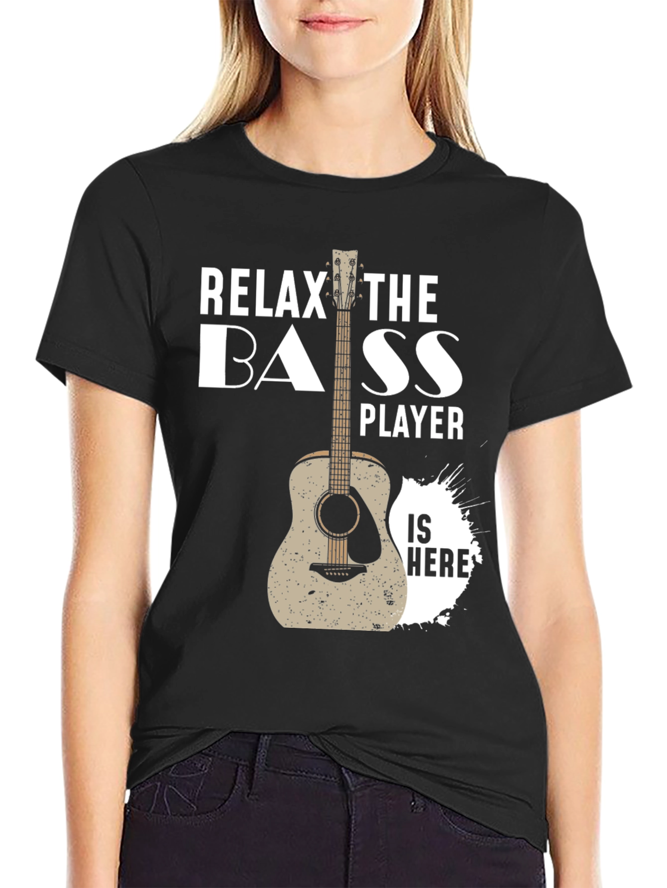 Relax Bass Player T-Shirt - Musician Apparel