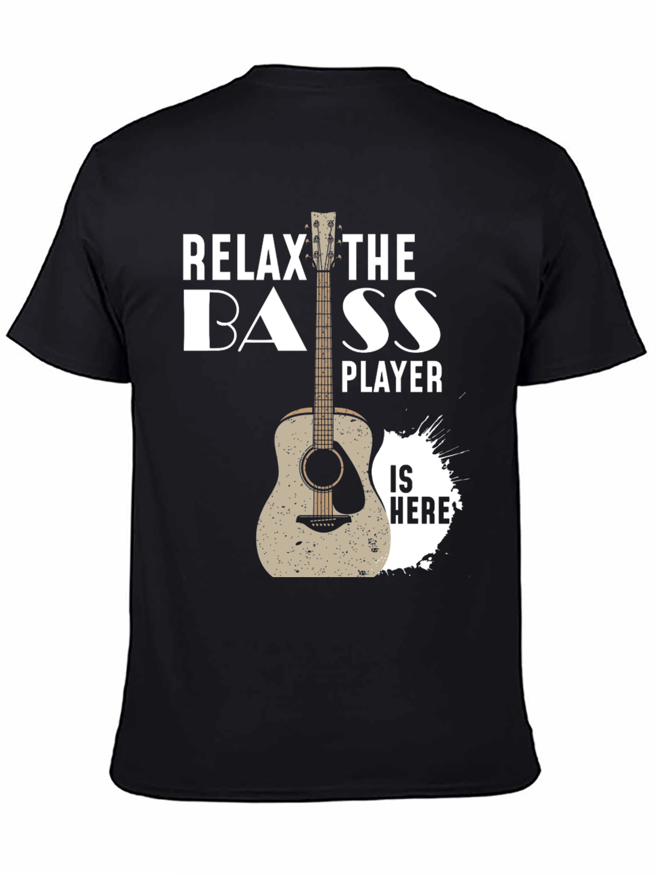 Relax Bass Player T-Shirt - Musician Apparel