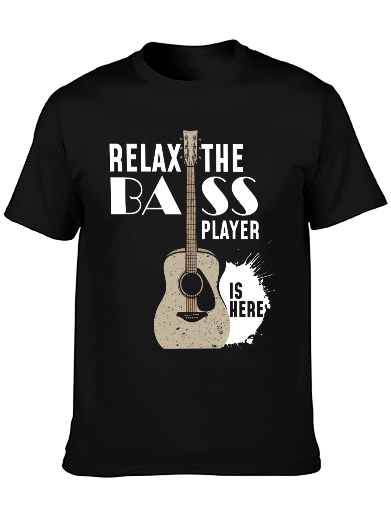Relax Bass Player T-Shirt - Musician Apparel