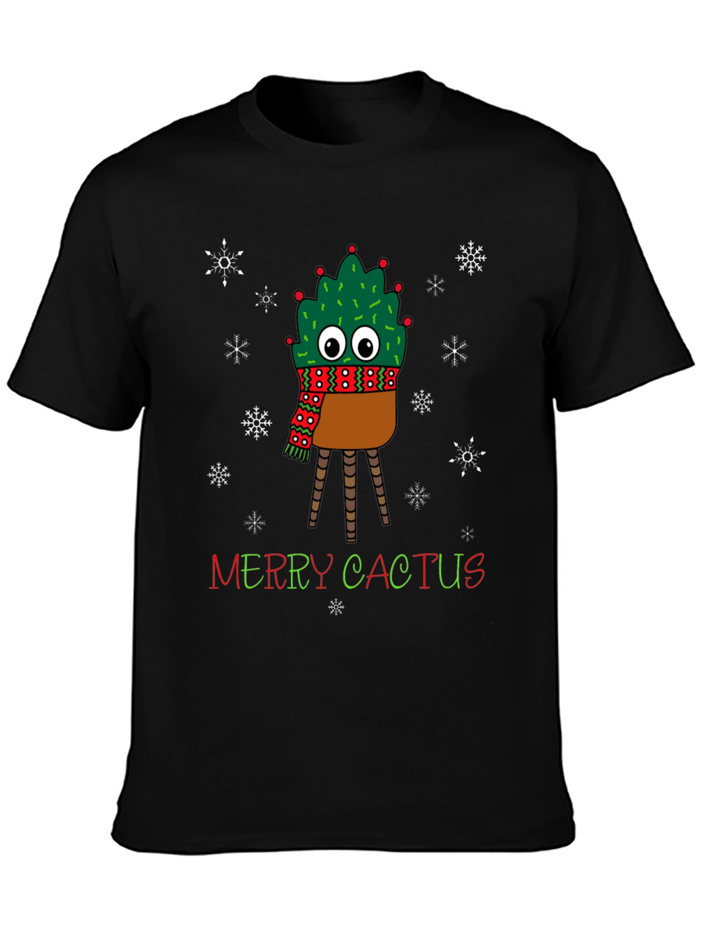 Merry Cactus Holiday T-Shirt