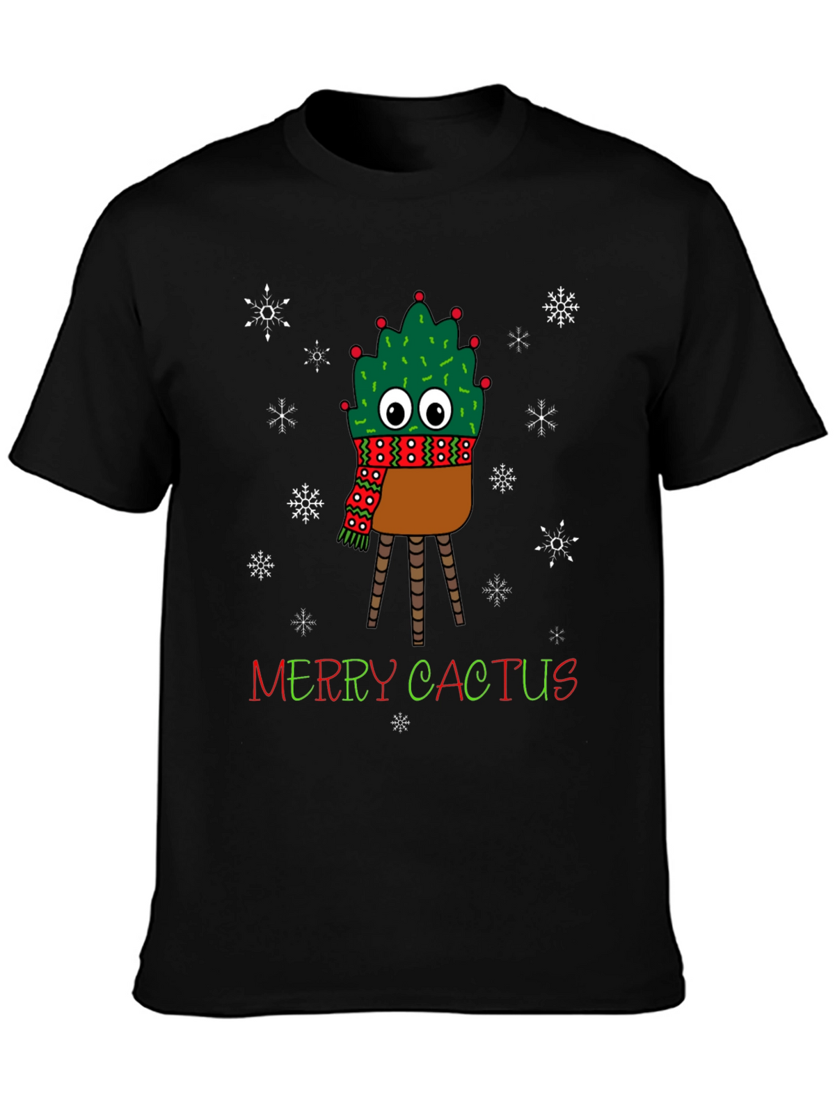 Merry Cactus Holiday T-Shirt