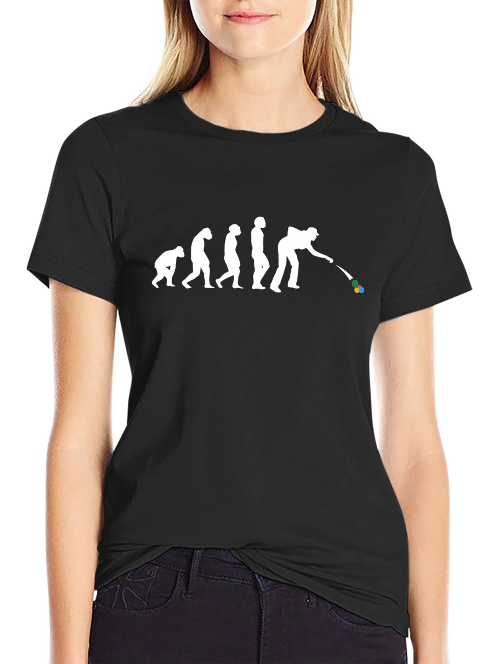 Evolution of Billiards T-Shirt - Black