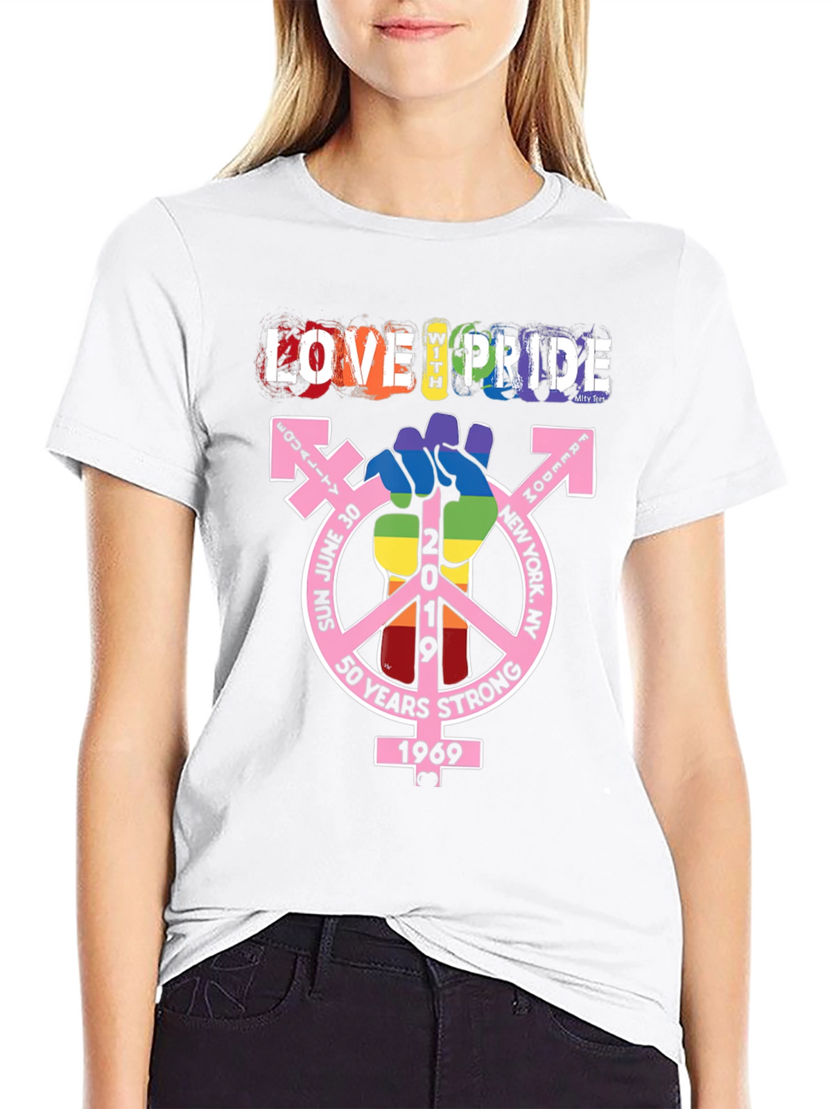 Love With Pride T-Shirt - 50 Years Strong