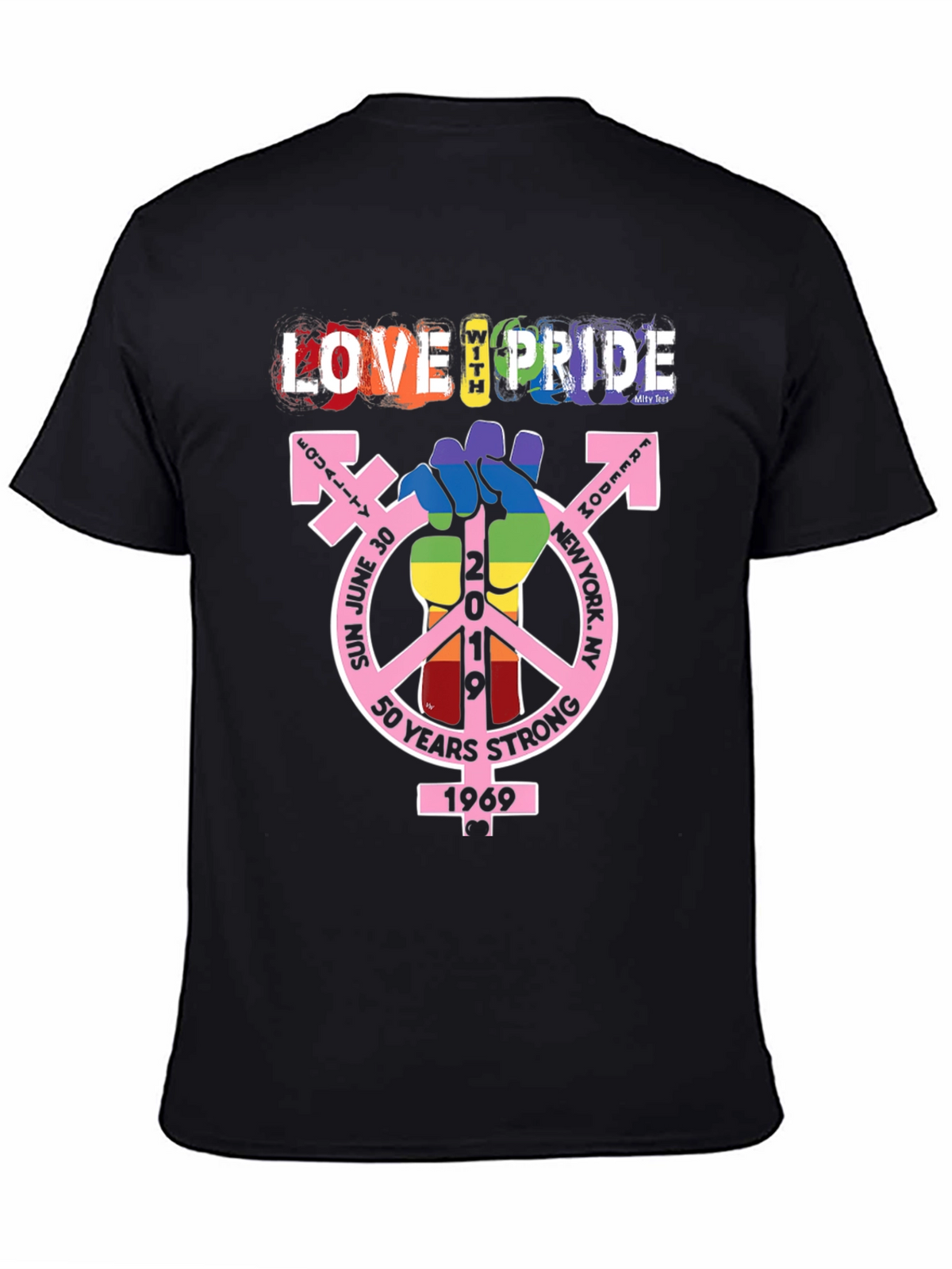 Love With Pride T-Shirt - 50 Years Strong