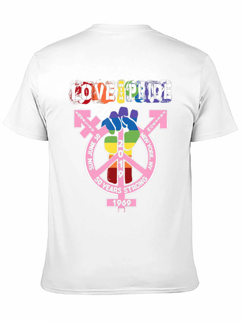 Love With Pride T-Shirt - 50 Years Strong