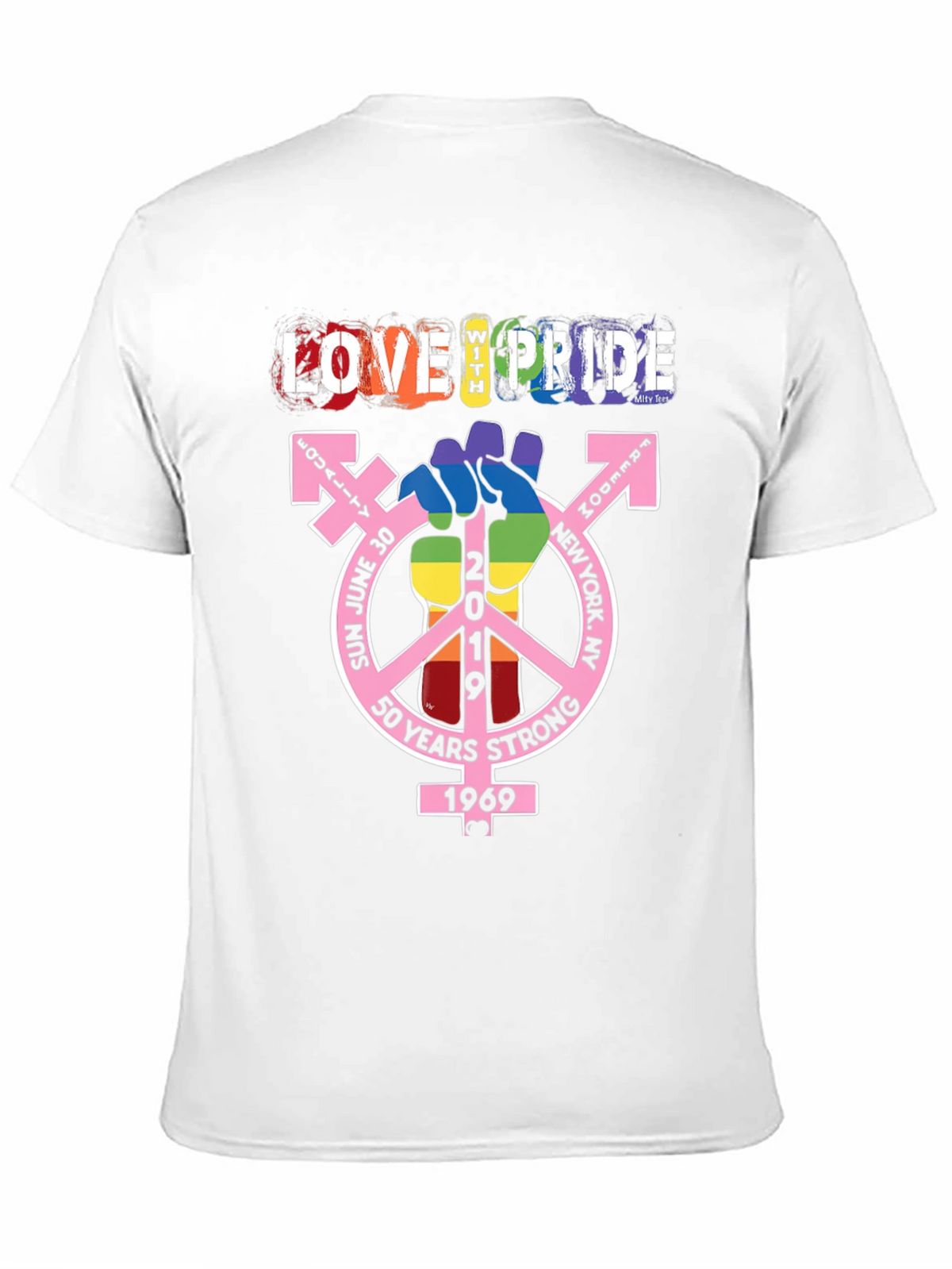 Love With Pride T-Shirt - 50 Years Strong