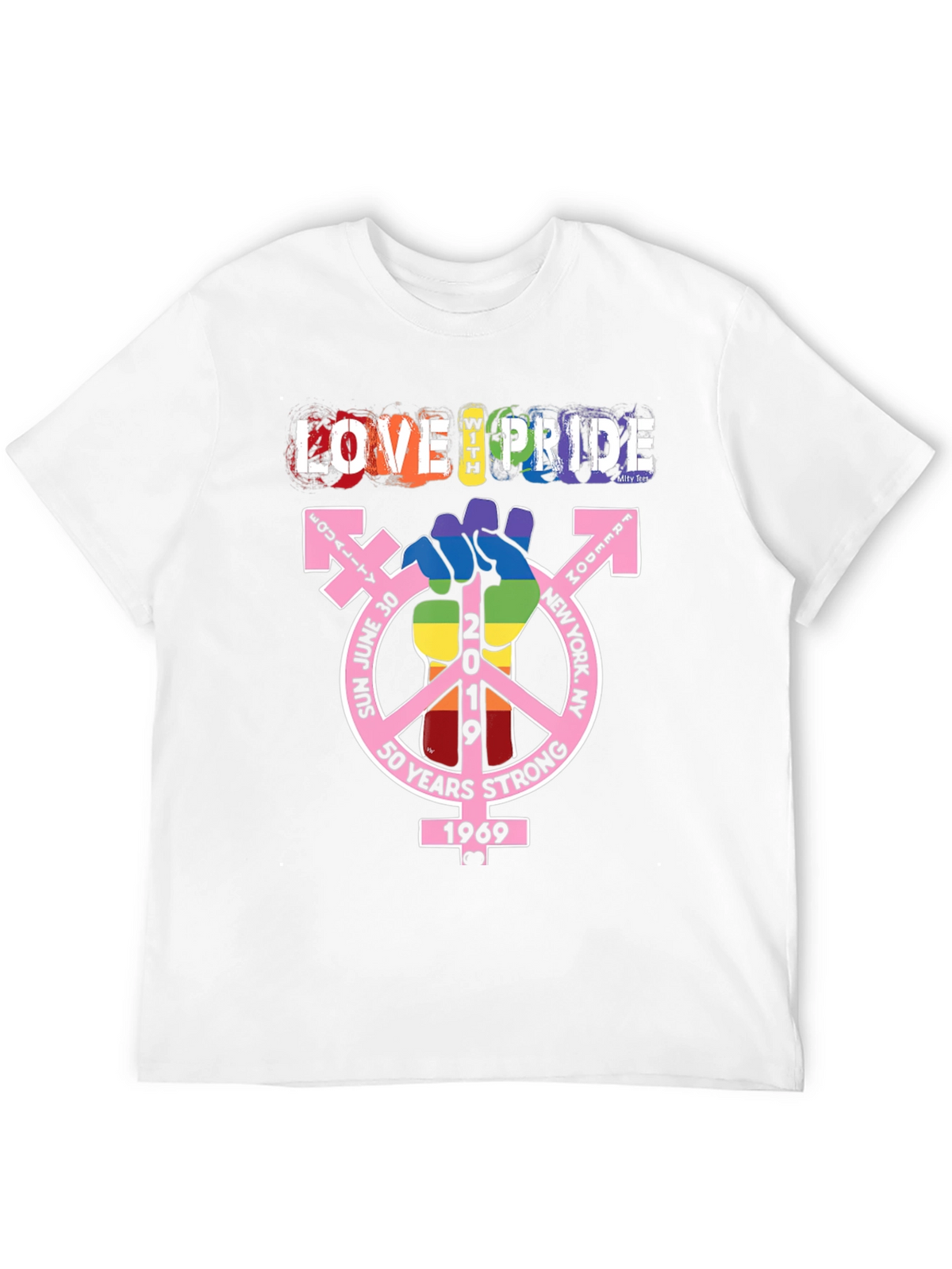 Love With Pride T-Shirt - 50 Years Strong