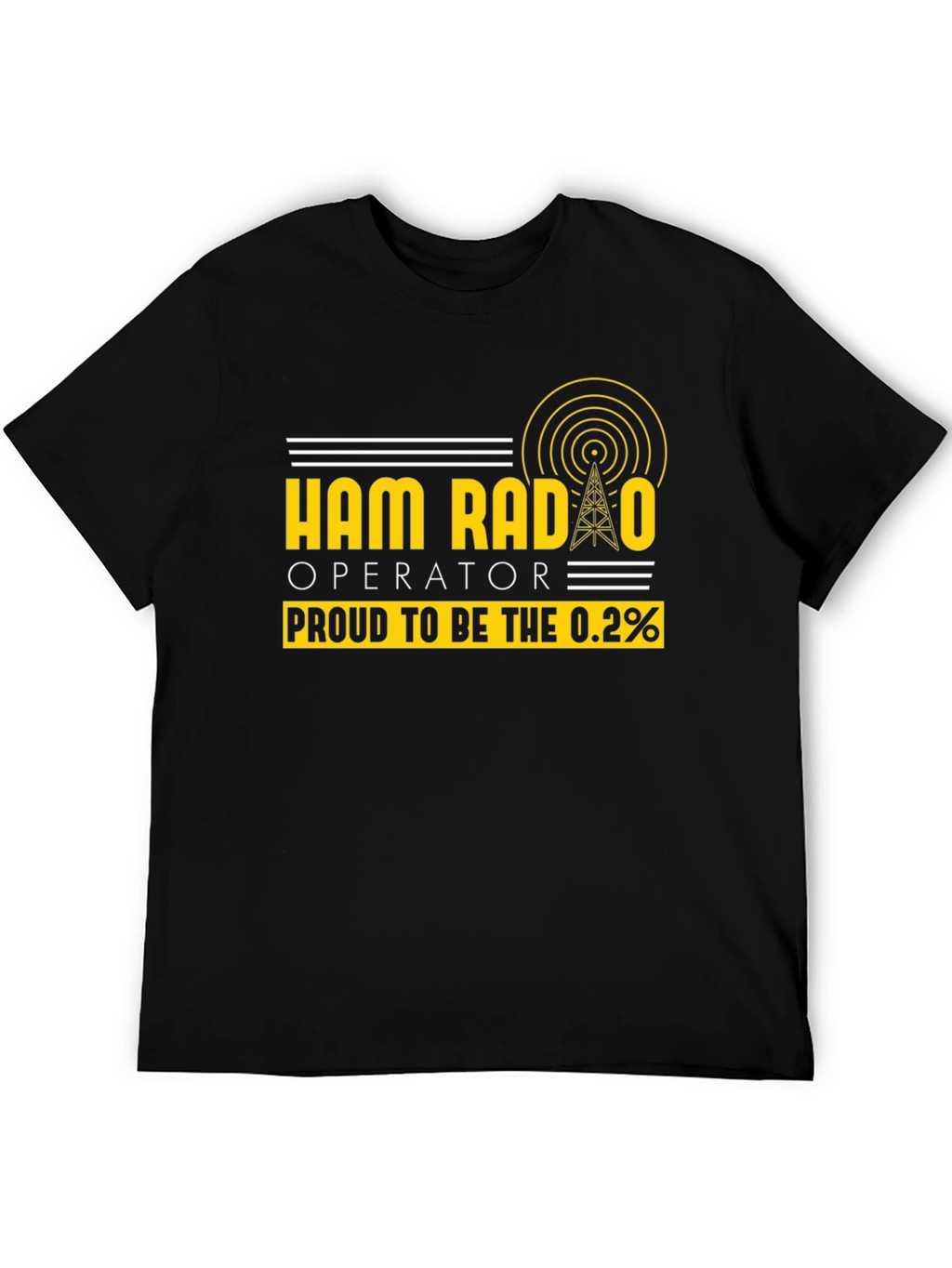 Ham Radio Operator T-Shirt - Proud 0.2%