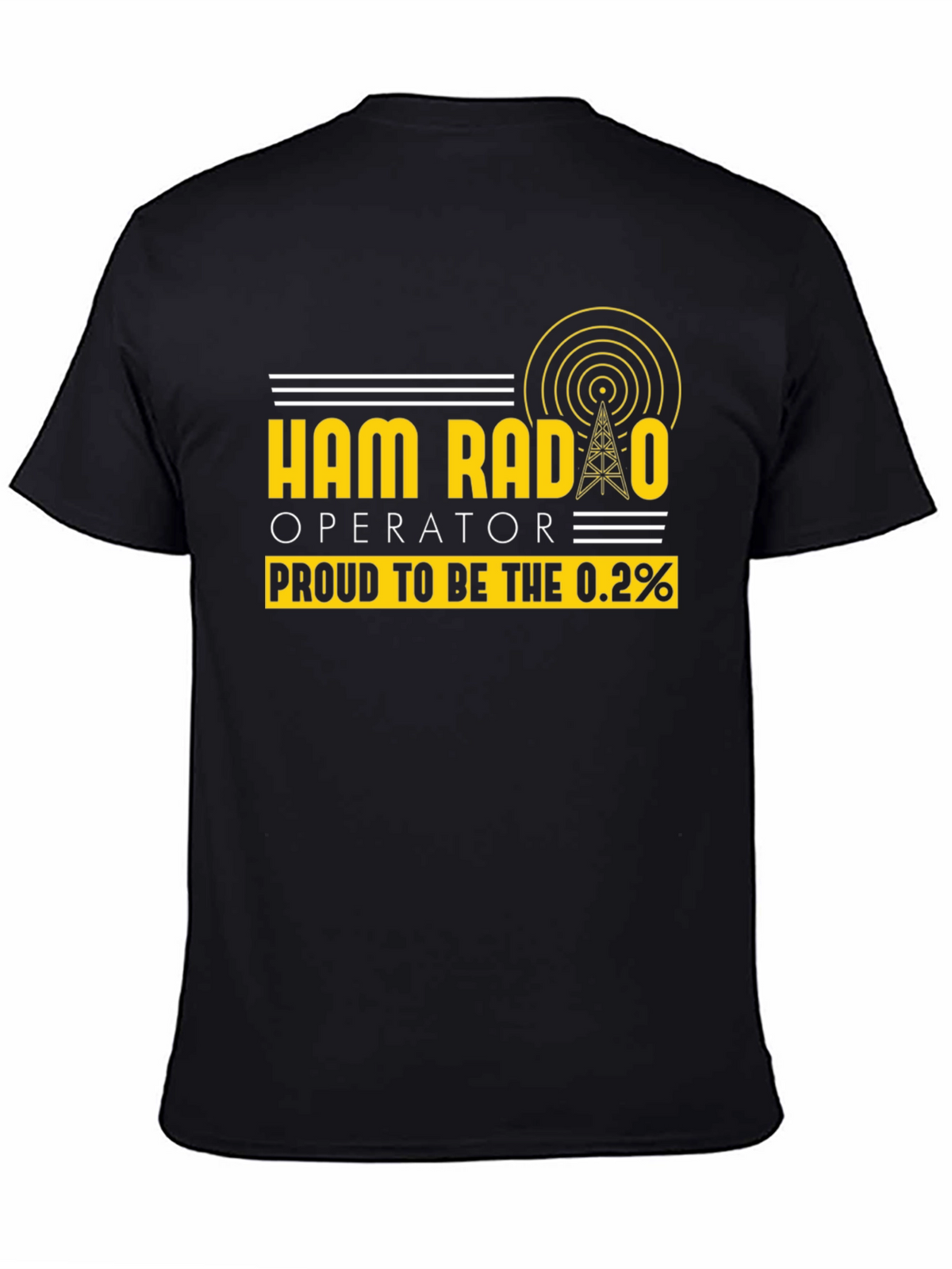 Ham Radio Operator T-Shirt - Proud 0.2%